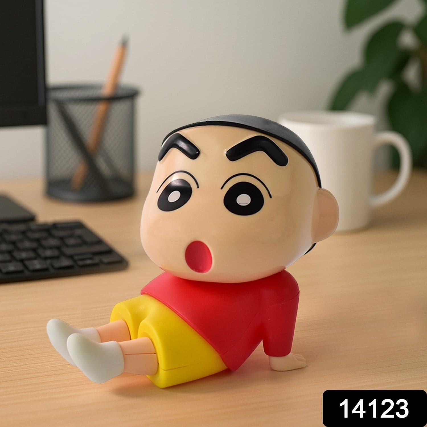 Shinchan Character Sitting Figurine 1 Pc thumbnail 1