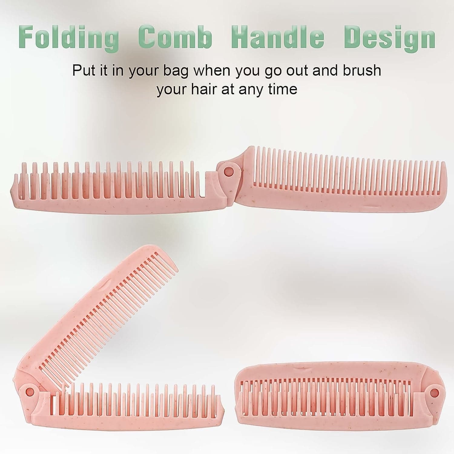 Premium Dual Sided Folding Hair Comb 1 Pc thumbnail 2