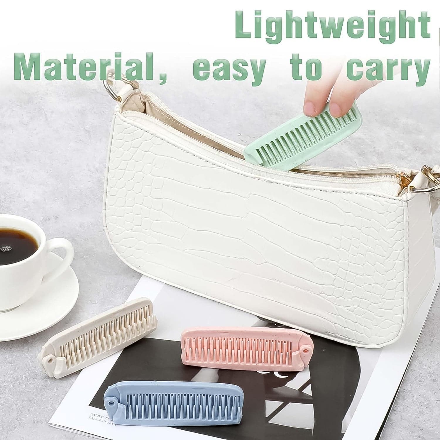 Premium Dual Sided Folding Hair Comb 1 Pc thumbnail 3