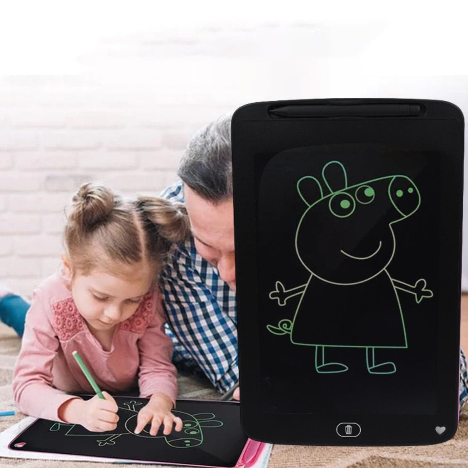 Portable LCD Writing Board Slate Drawing Record Notes Digital Notepad with Pen Handwriting Pad Paperless Graphic Tablet for Kids 12 inch thumbnail 1