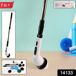 7In1 Ele Spin Scrubber Cleaning Brush