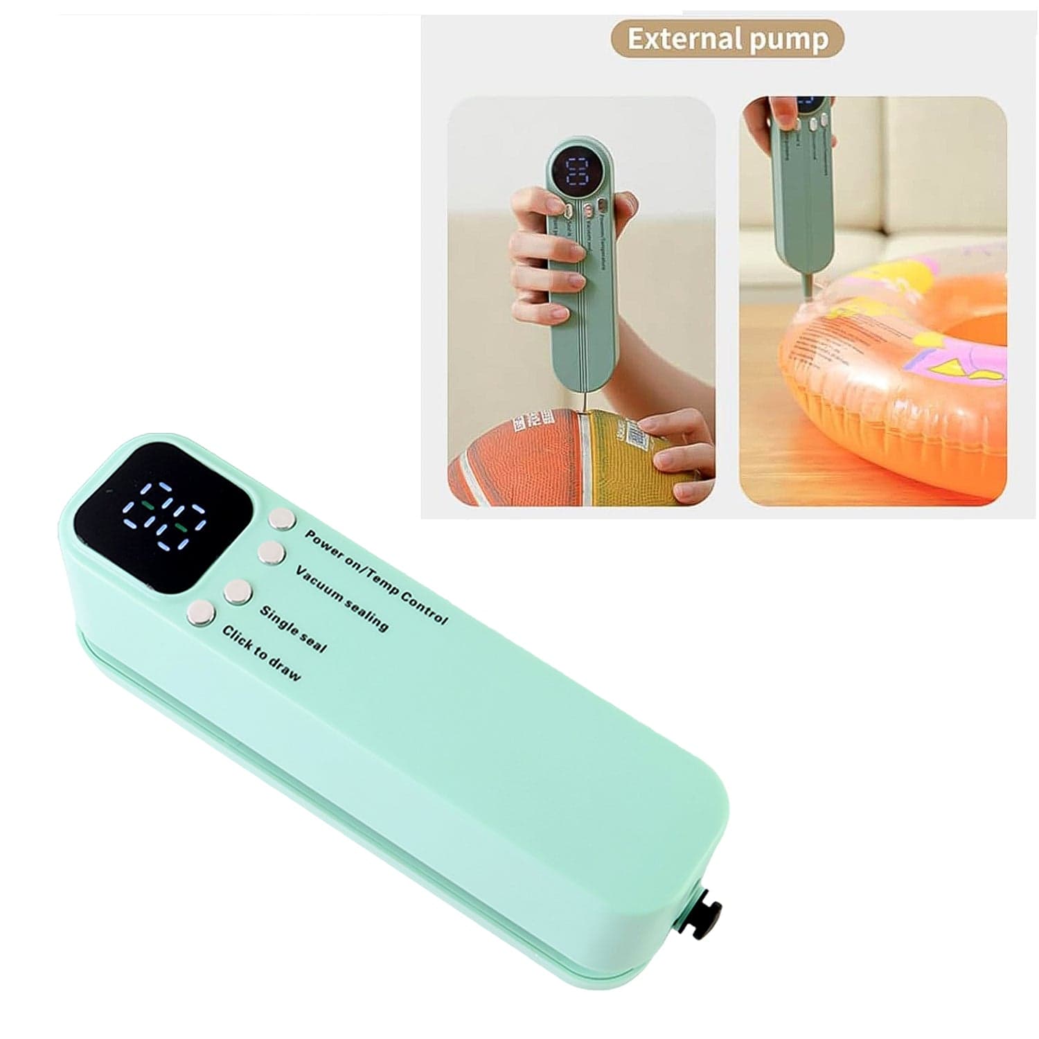 Rechargeable Electric Vacuum Sealer Machine thumbnail 8