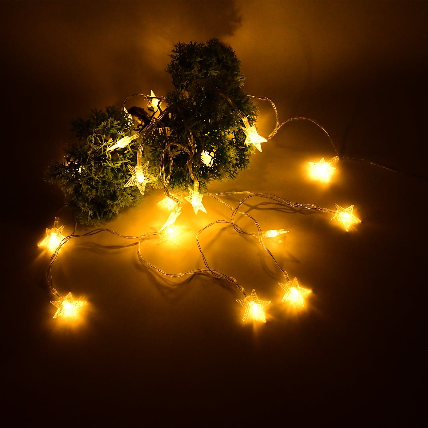 Usb Powered 20 Led Decorative Star String Fairy Lights thumbnail 5