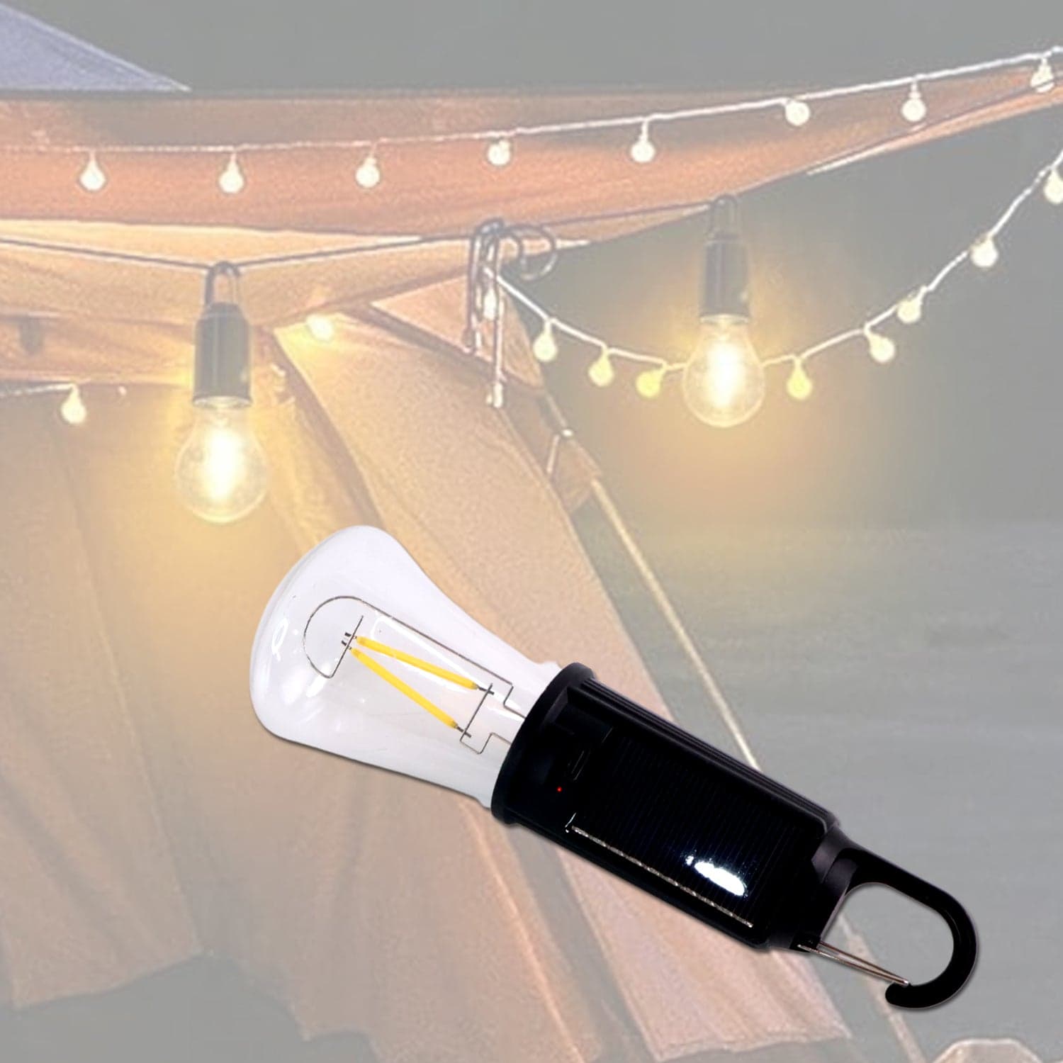Solar Rechargeable Camping Lamp 1Pc thumbnail 3