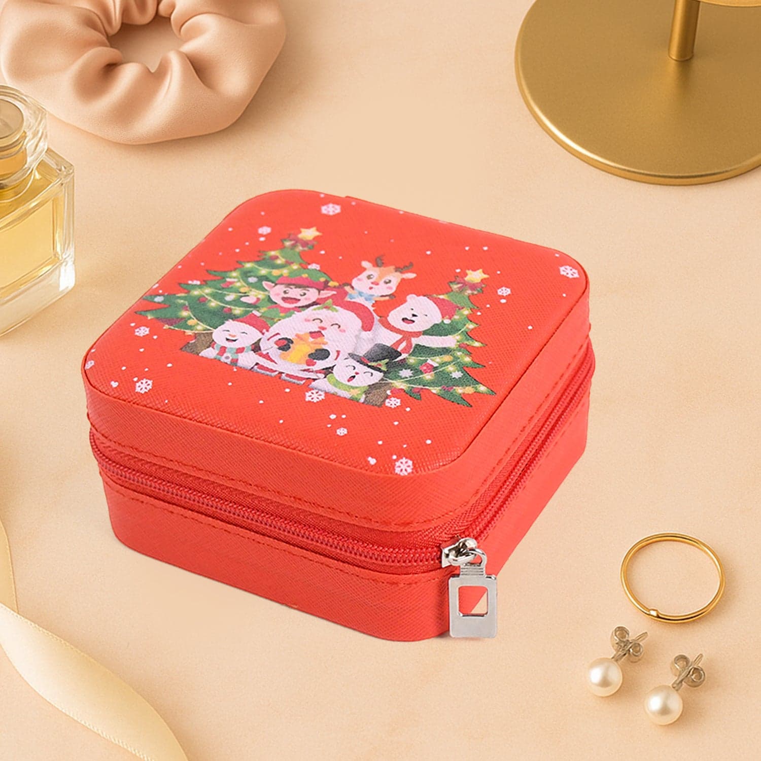 Portable Jewelry Storage Organizer Box 1 Pc thumbnail 3