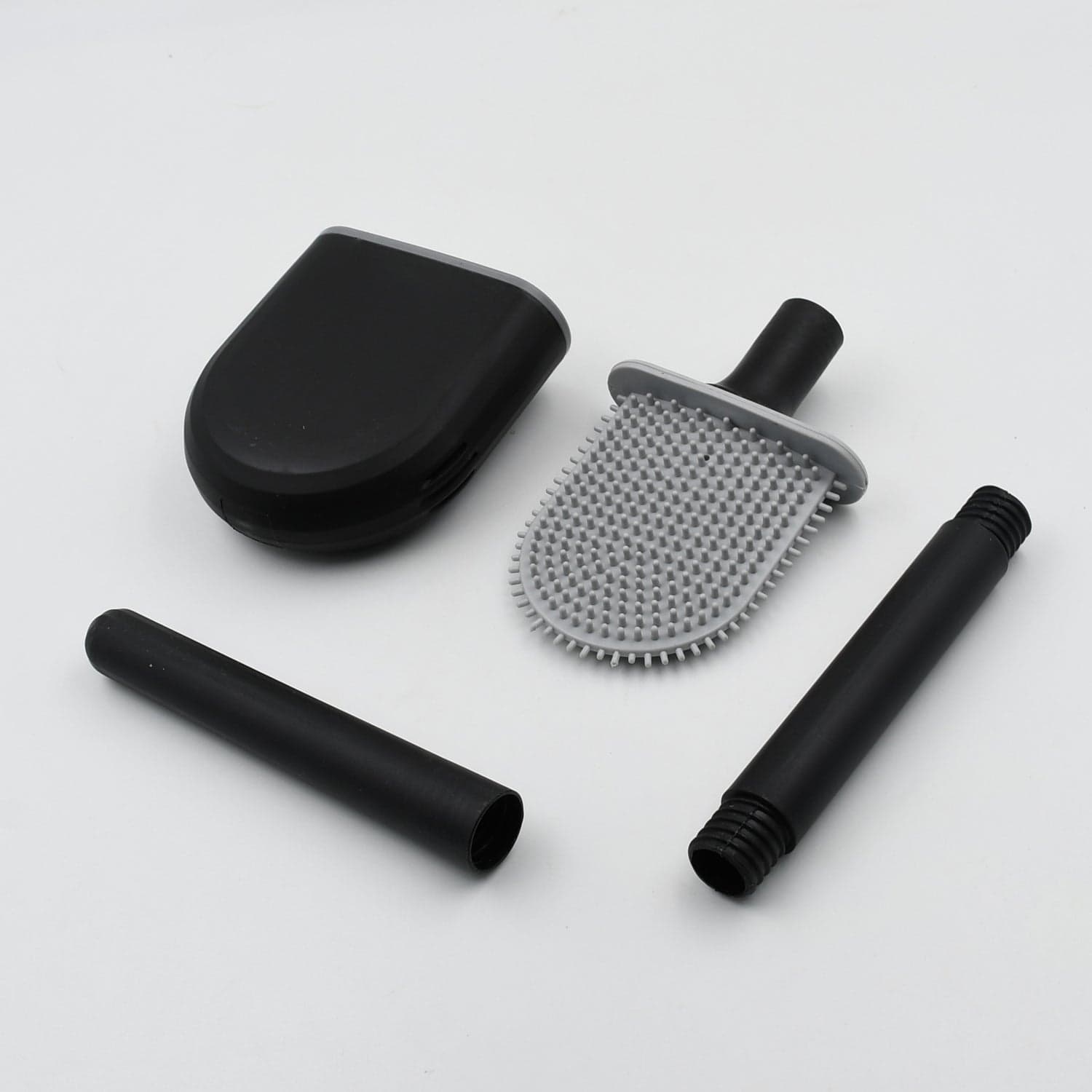 Silicone Toilet Brush with Holder Stand for Bathroom Cleaning thumbnail 6