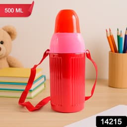 500Ml Kids Insulated Plastic Water Bottle 1 Pc