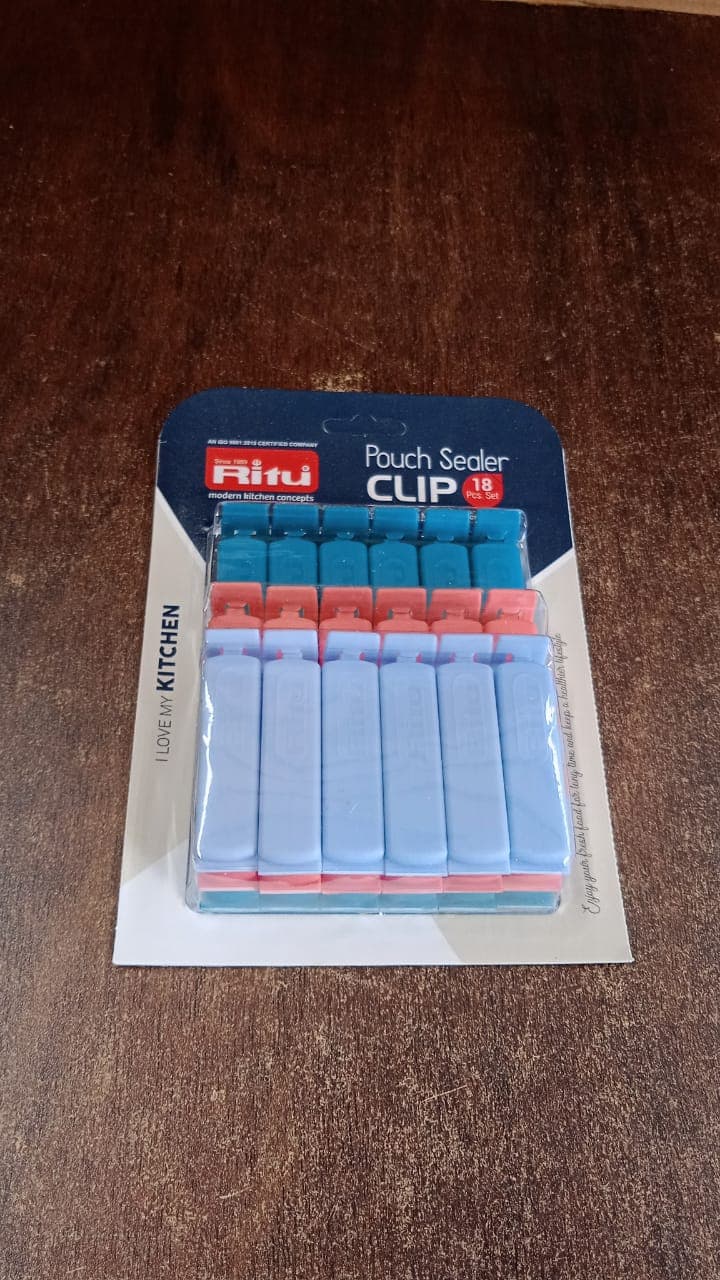 Ritu 18 Piece Plastic Pouch Sealer Clip Set thumbnail 6