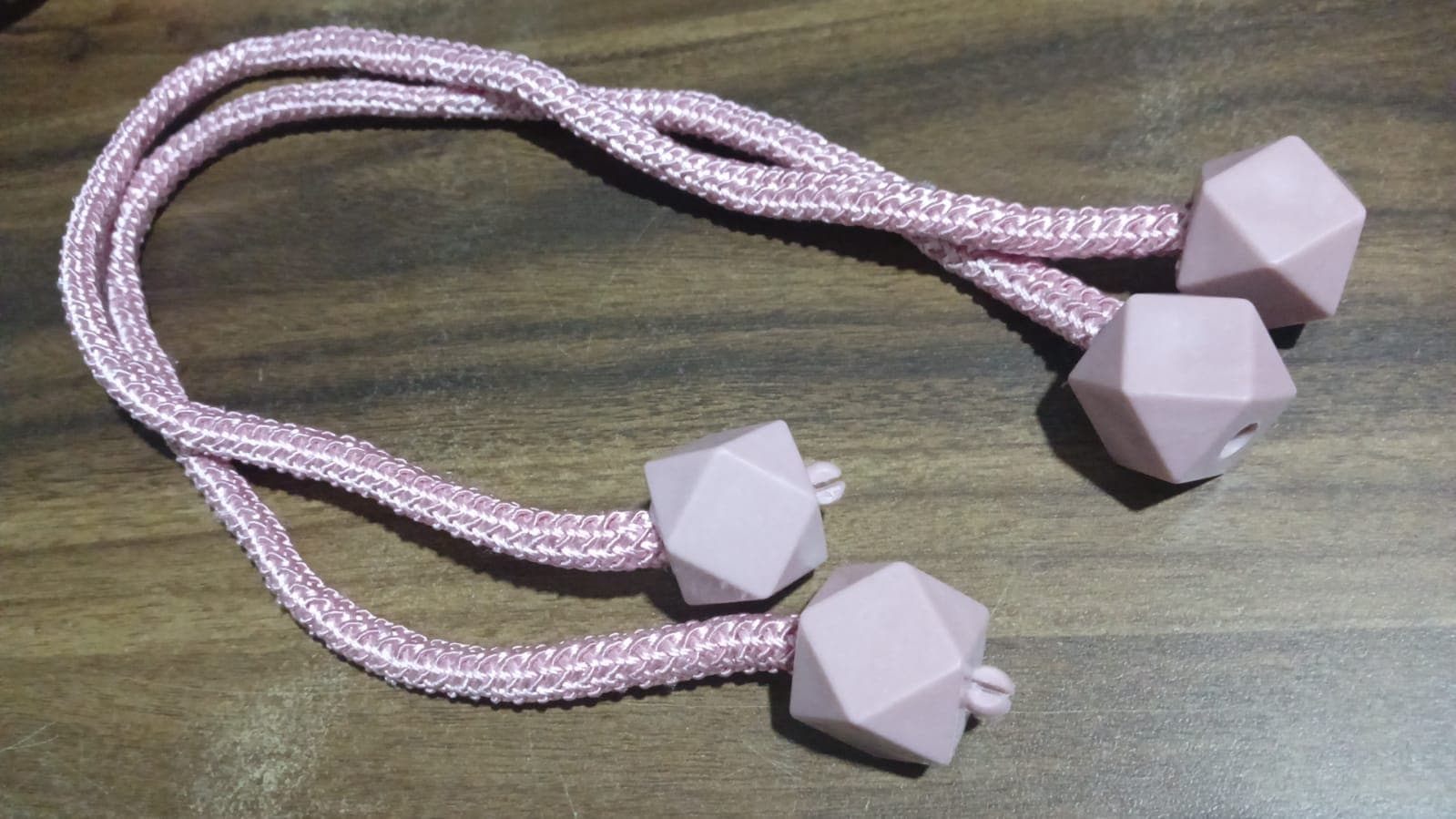 Non-Magnetic Curtain Tiebacks: Decorative Pearl Design (2 Pc, (Without Magnet Buckle) thumbnail 6