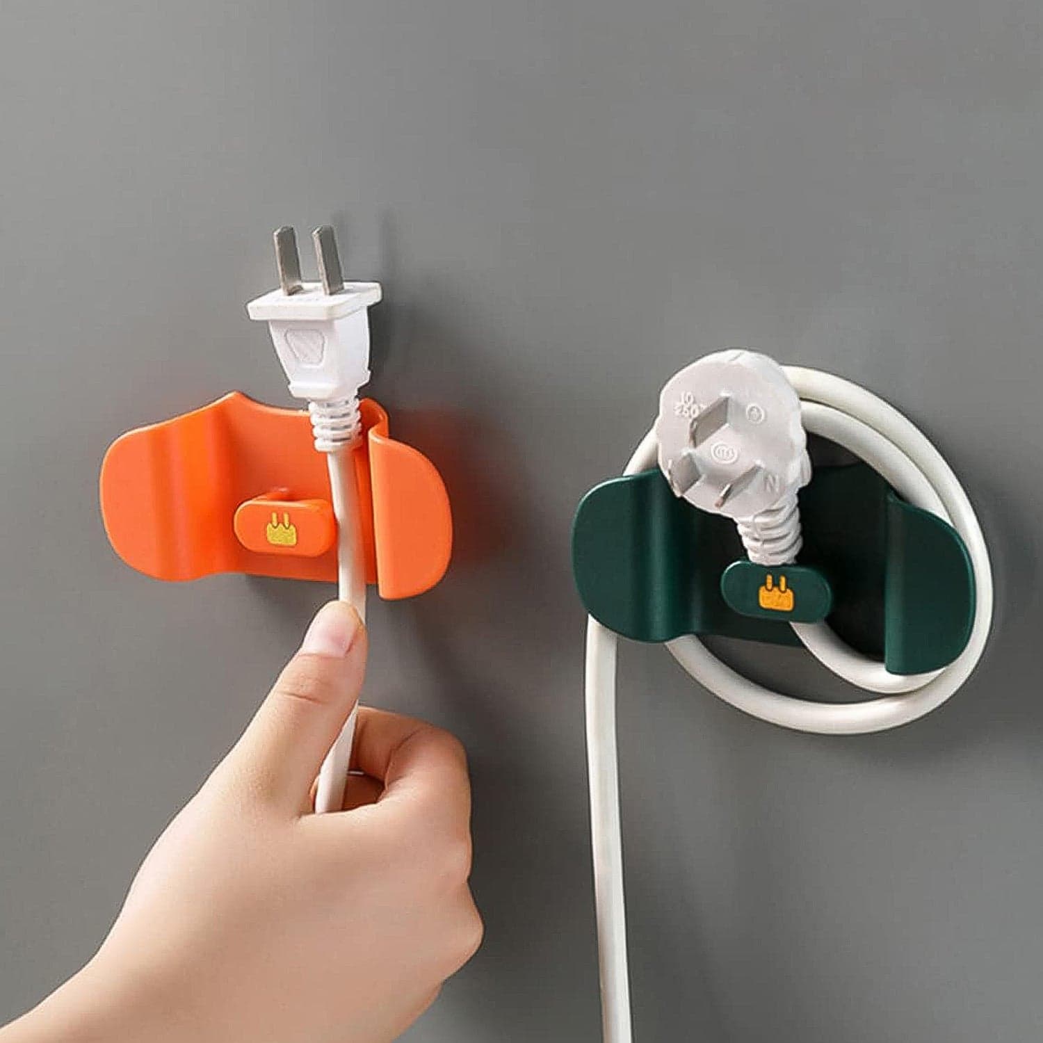 Wall Mounted Plug Holder Hook 1 Pc thumbnail 5