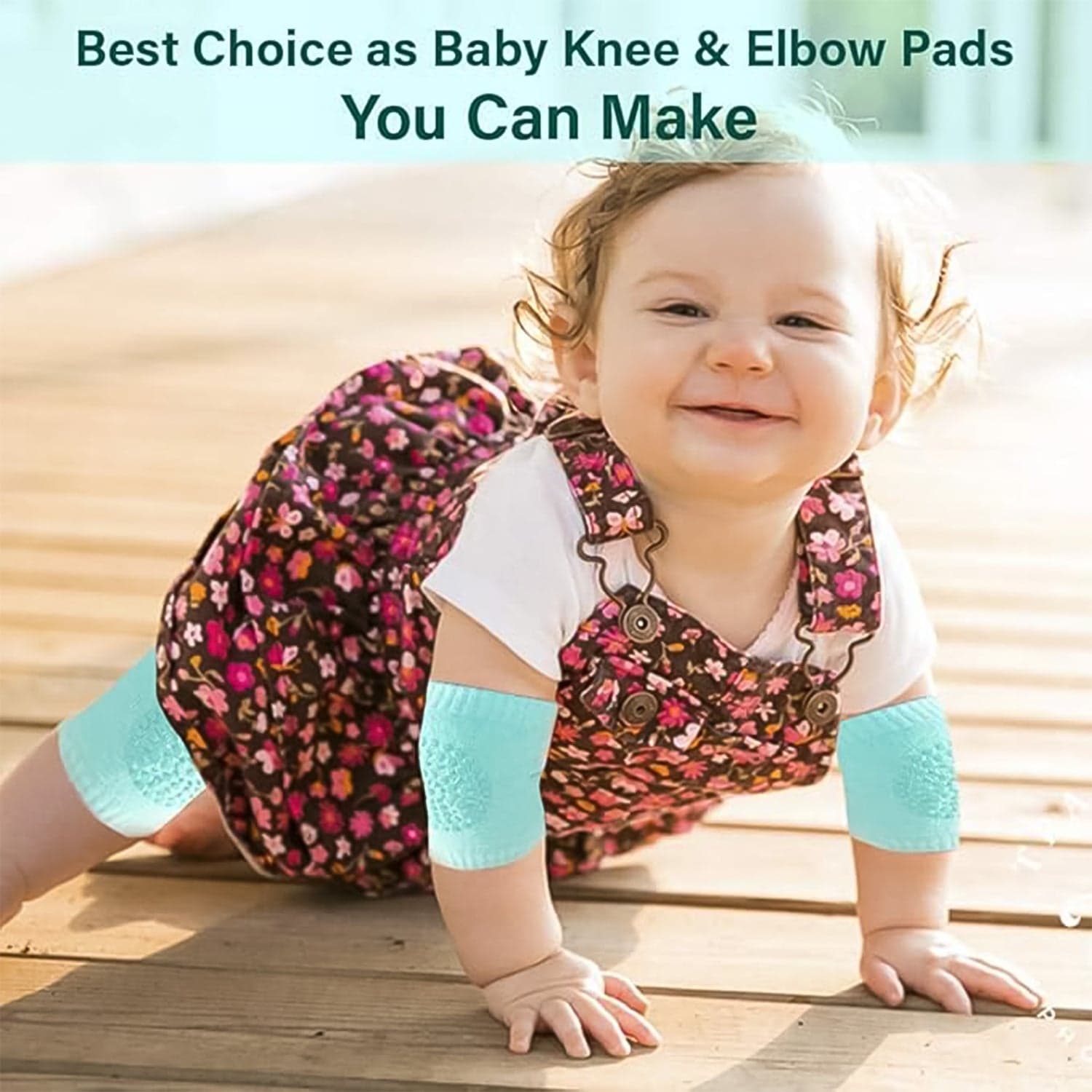 14265 Mint Green Kids Knee Protector 1Pair thumbnail 3