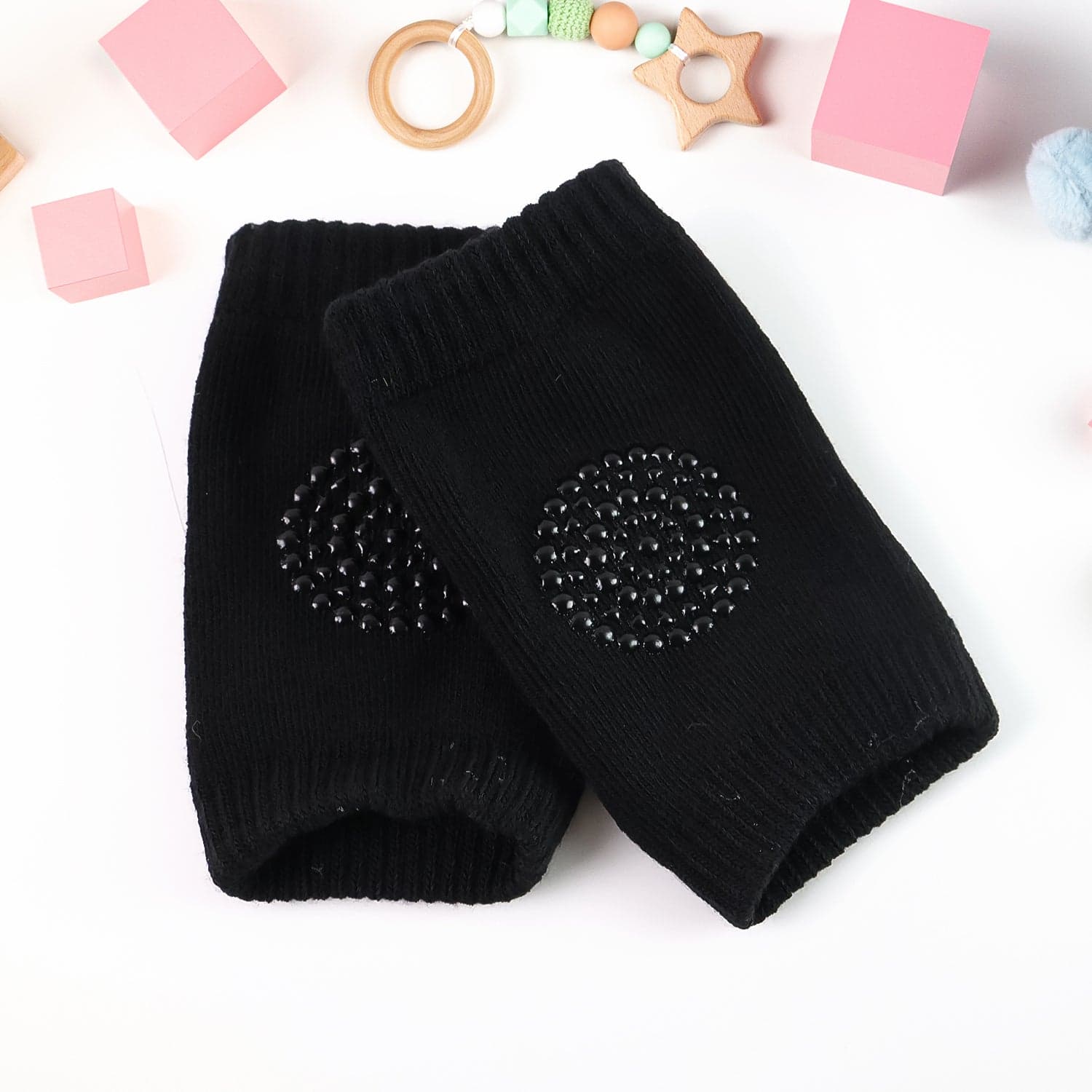 14266 Black Kids Knee Protector 1Pair thumbnail 2