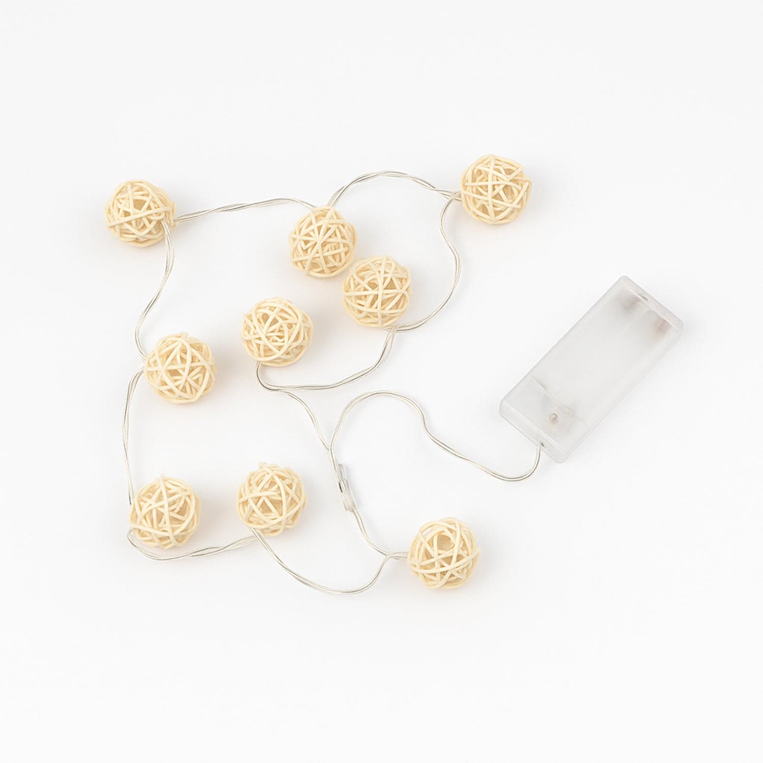 Rattan Ball String Lights thumbnail 4