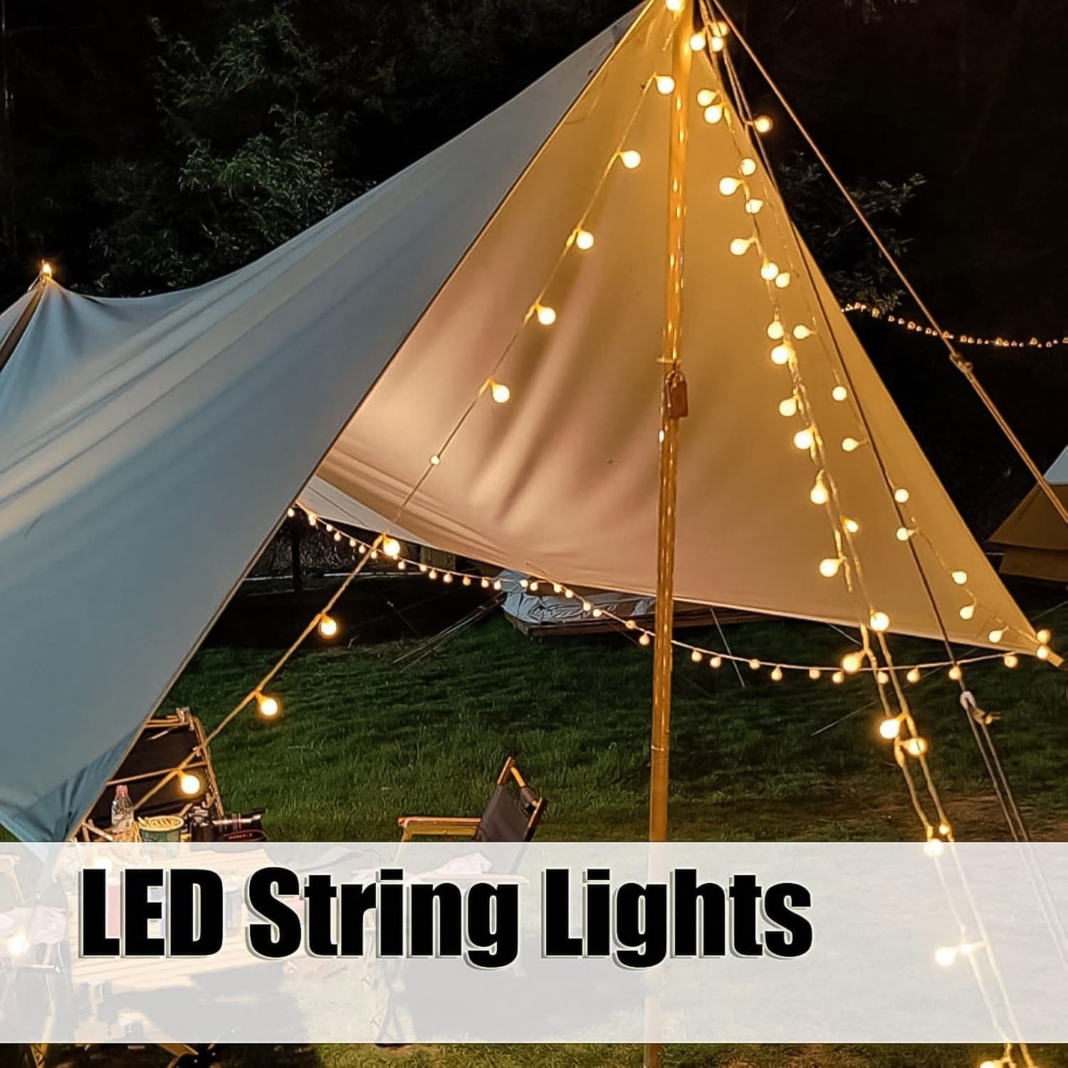 Battery Operated Warm White Globe Ball String Light thumbnail 5