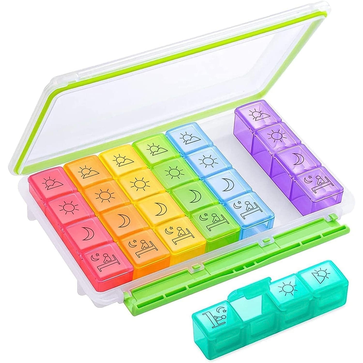 28 Grids Weekly Pill Organizer Box thumbnail 4