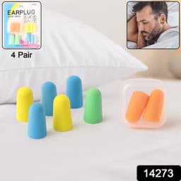 Soft Foam Noise Cancelling Earplugs 4 Pairs