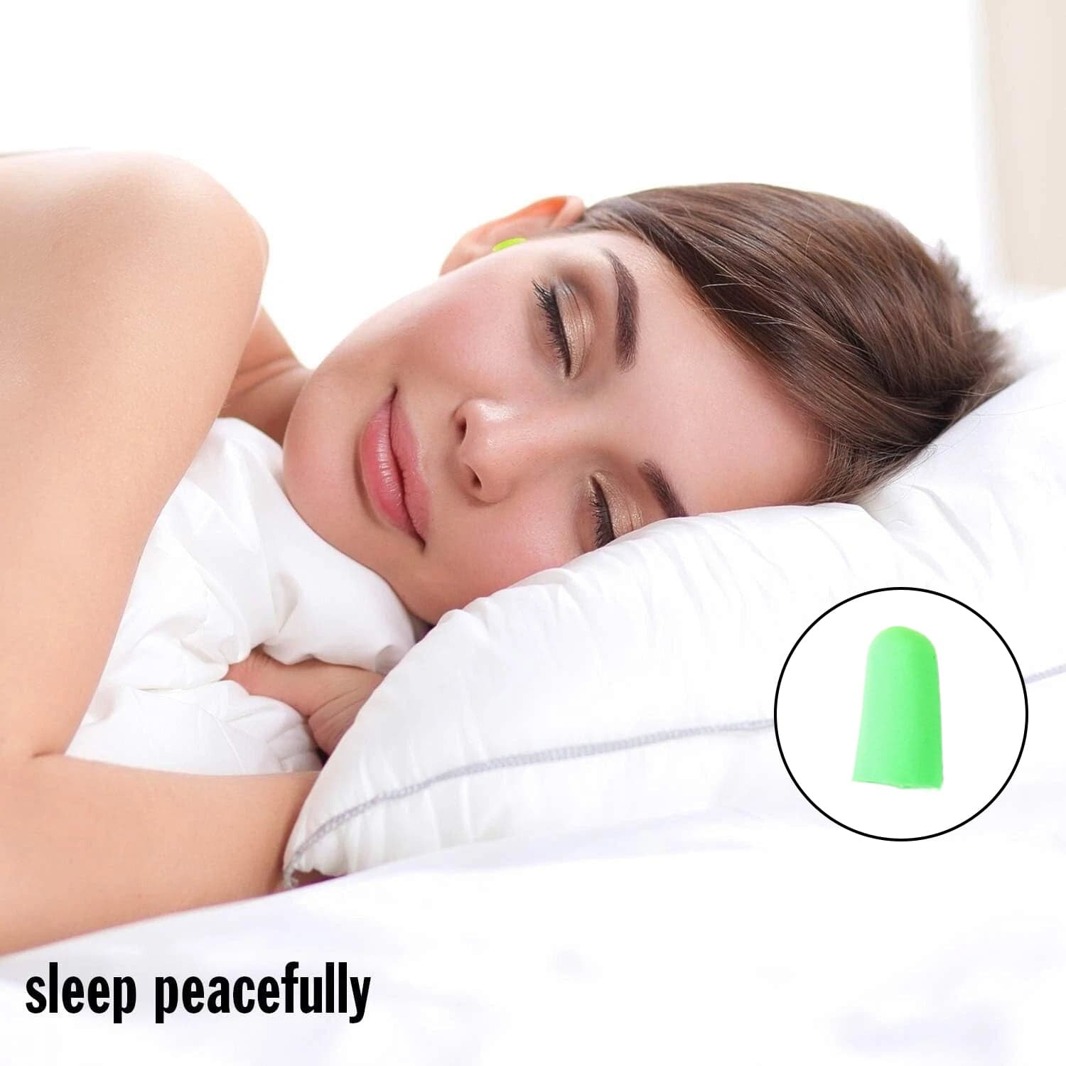 Soft Foam Noise Cancelling Earplugs 4 Pairs thumbnail 3