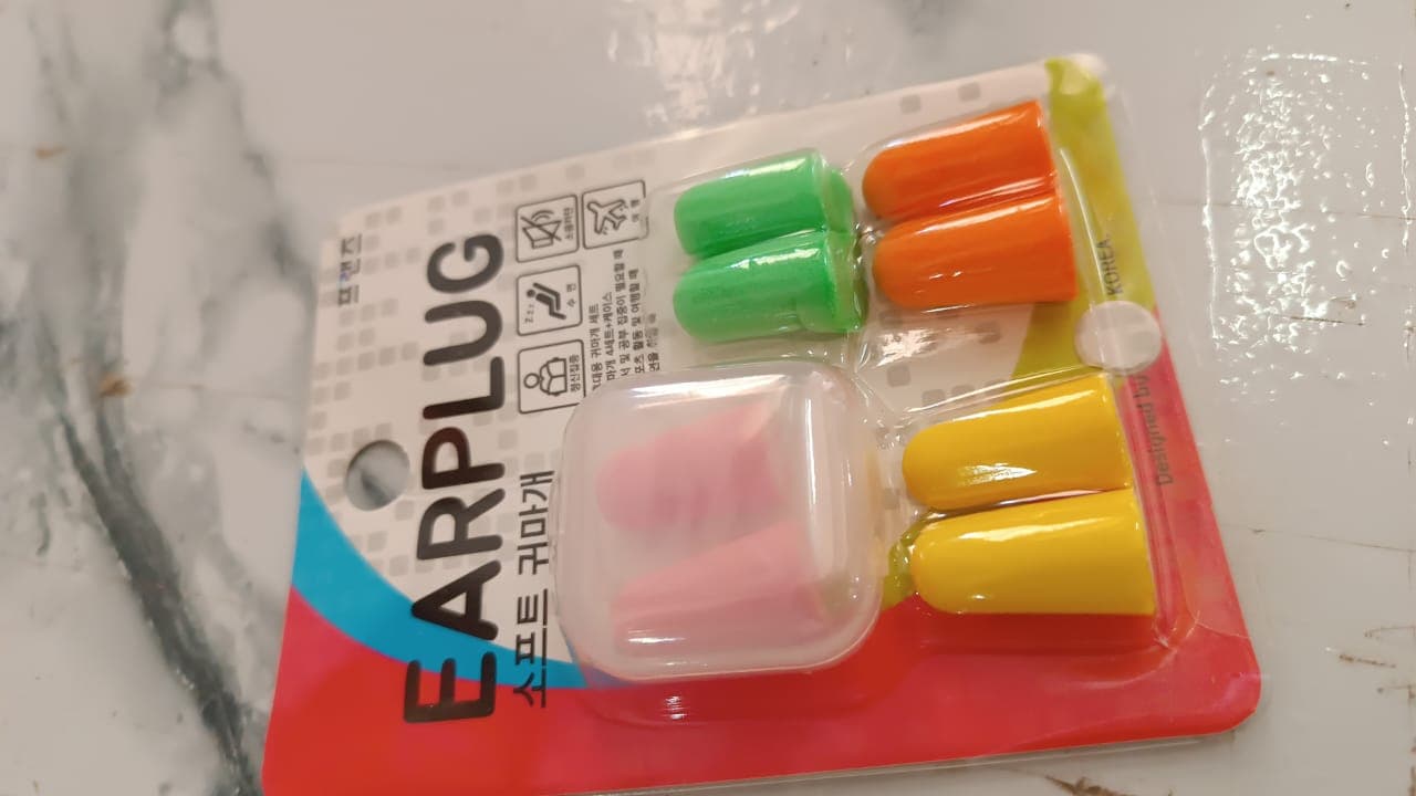 Soft Foam Noise Cancelling Earplugs 4 Pairs thumbnail 8