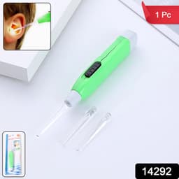 14292 Green Flishlight Earpick 1Pc
