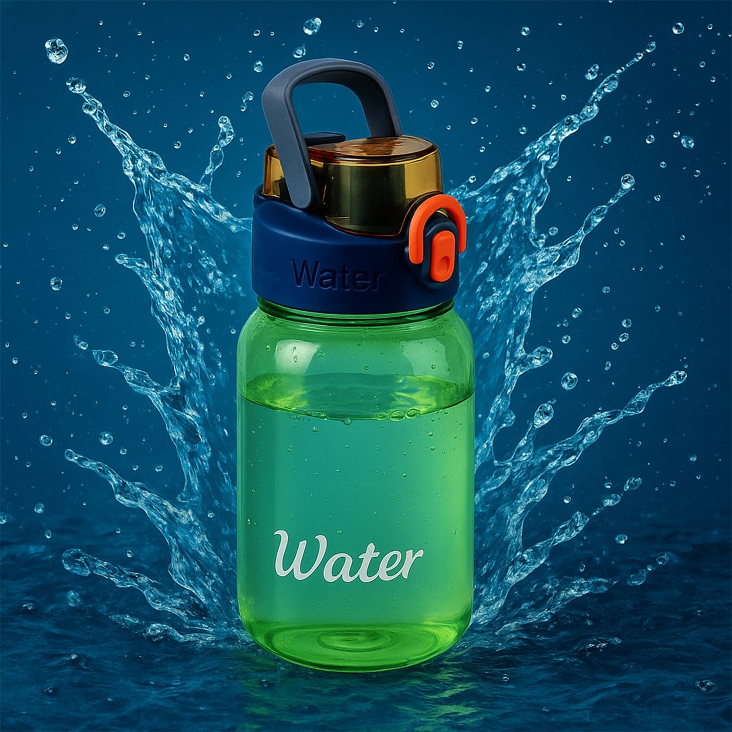 Plastic Water Bottle 600Ml 1Pc thumbnail 3