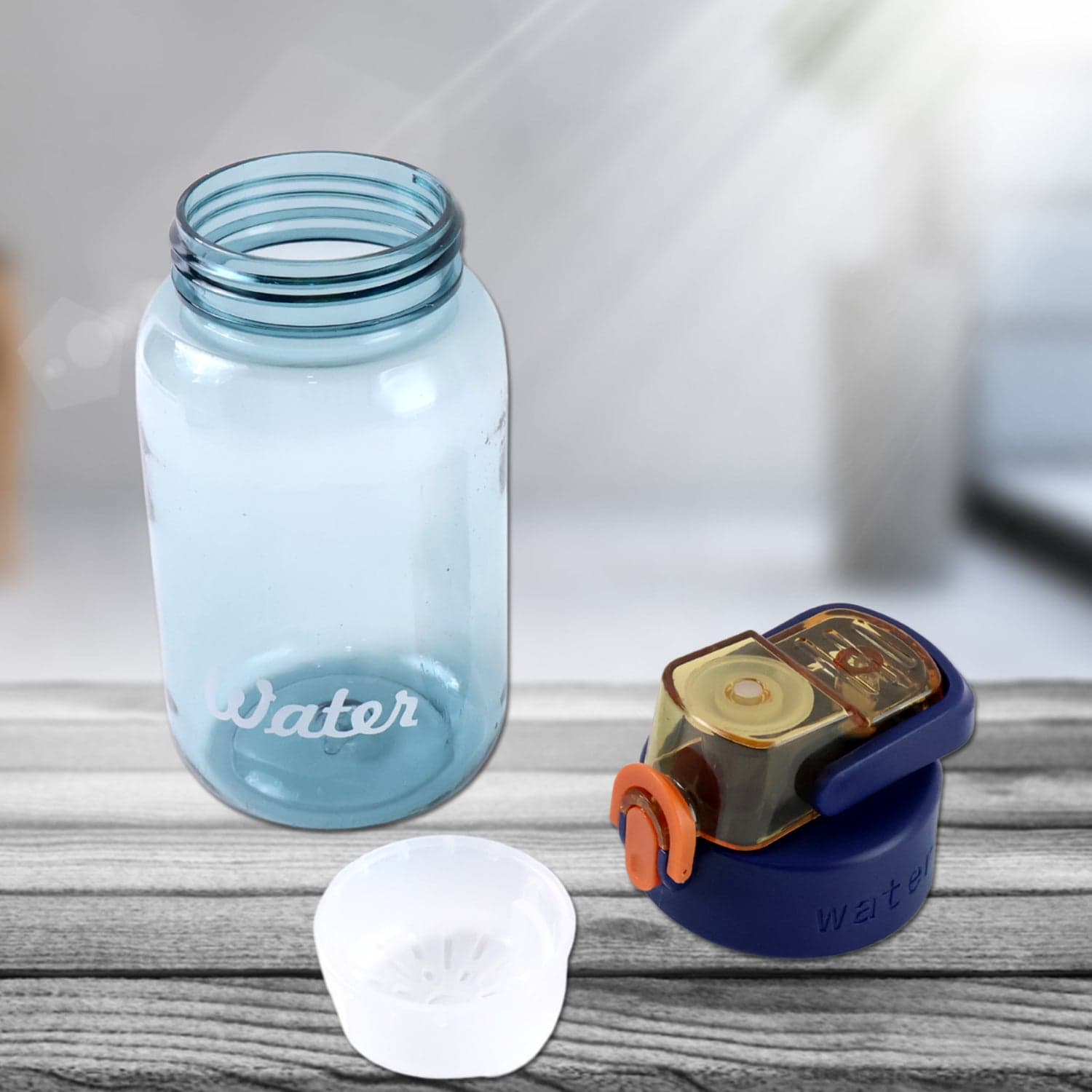 Blue Plastic Water Bottle 600Ml thumbnail 2