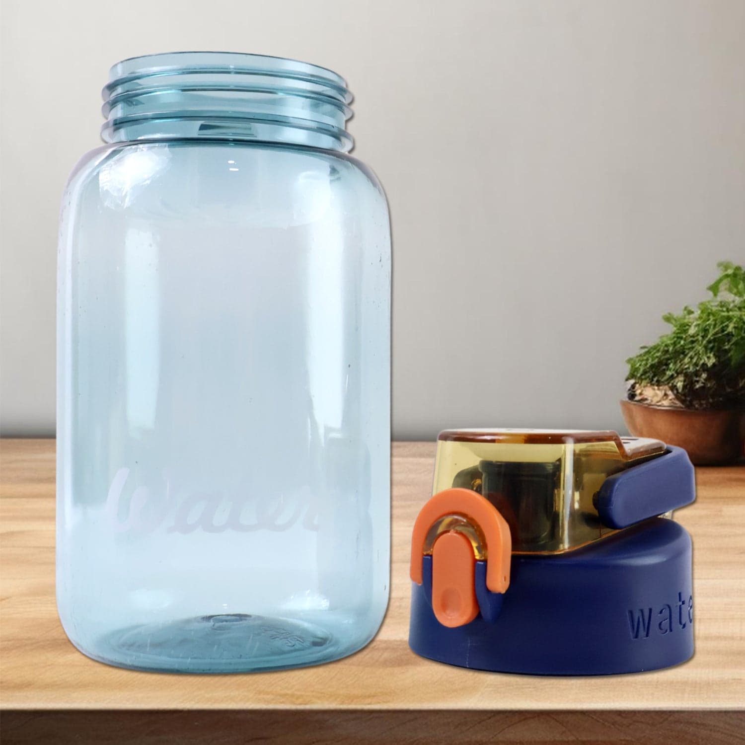 Blue Plastic Water Bottle 600Ml thumbnail 3