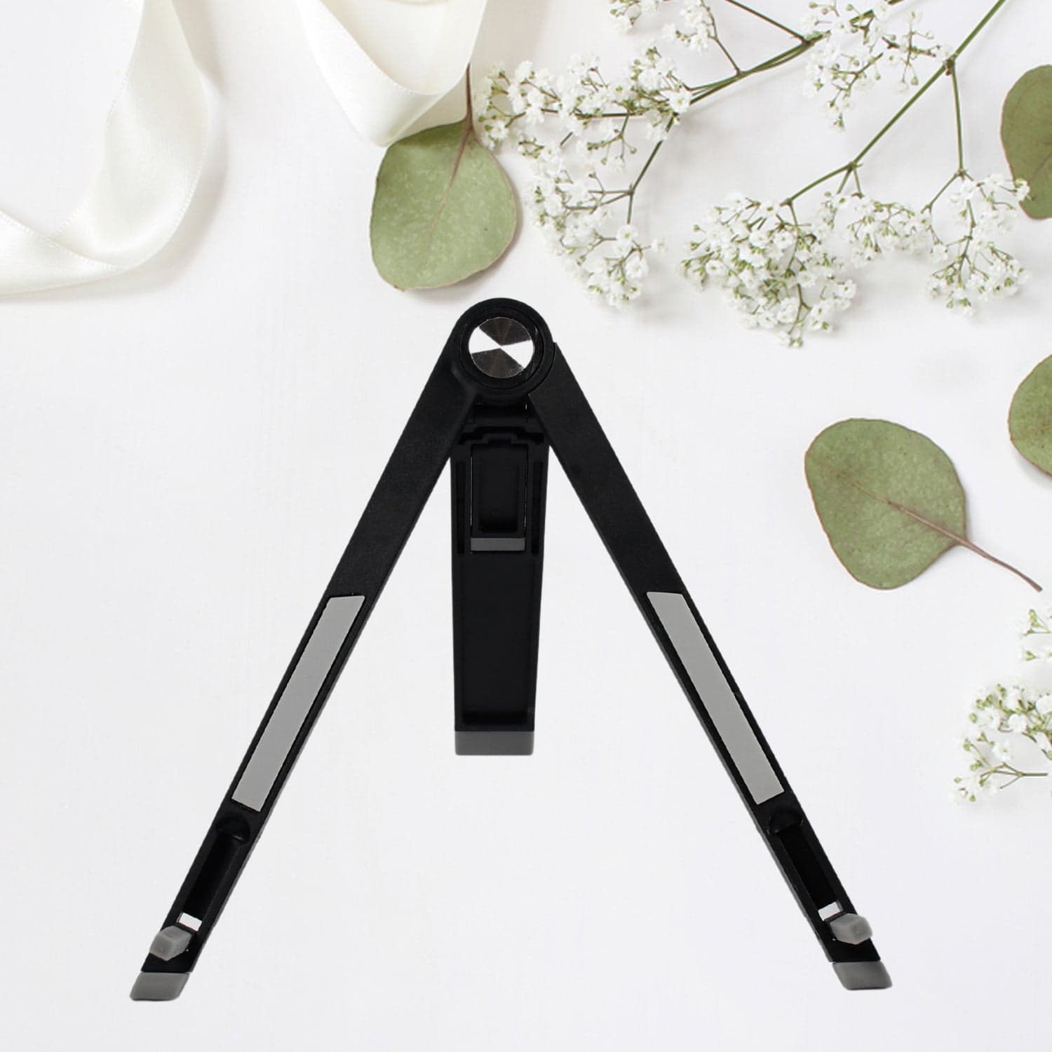 Slim Tablet Mobile Stand Adjustable Foldable Tablet Stand Scaffold (1 Pc) thumbnail 1