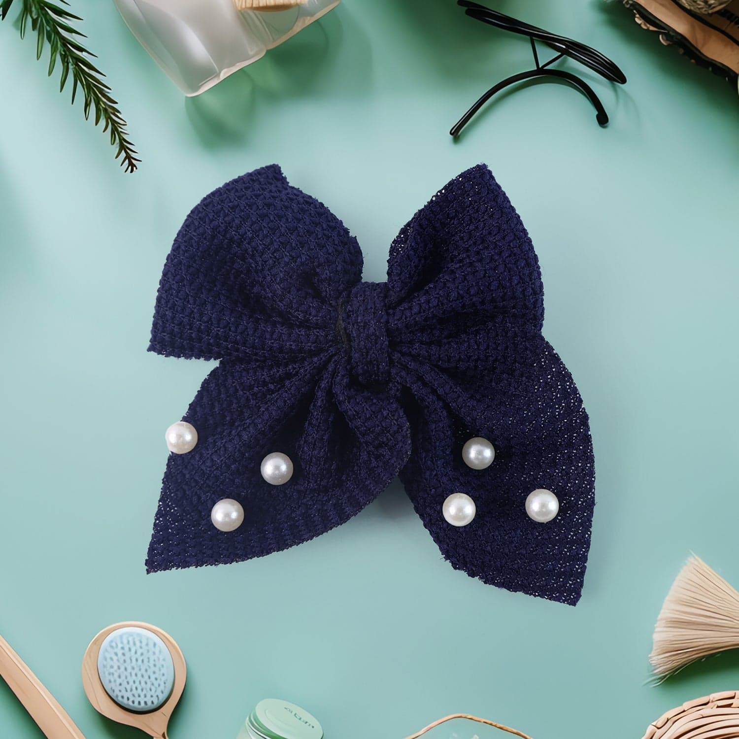 Bow Tie Hair Clip 12Pc thumbnail 9
