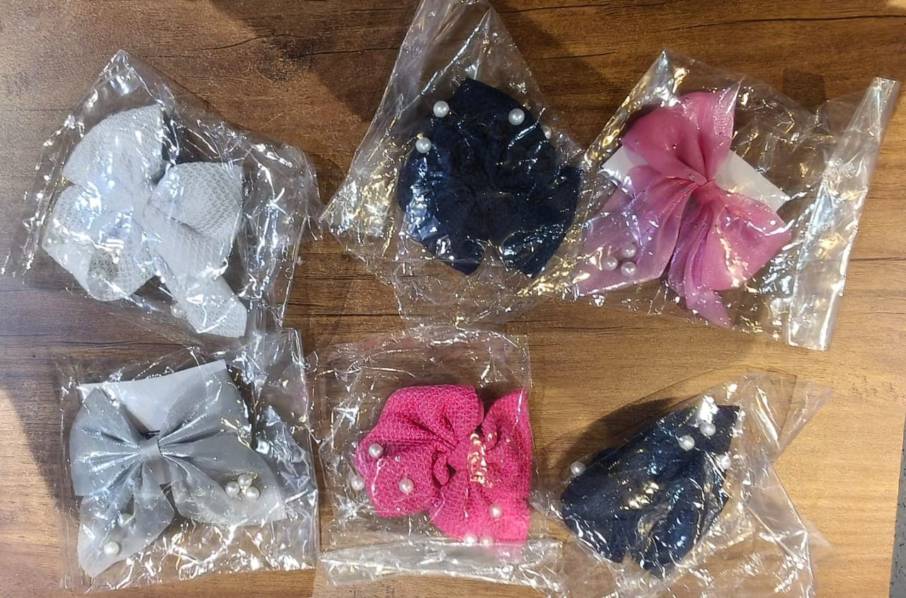 Bow Tie Hair Clip 12Pc thumbnail 10