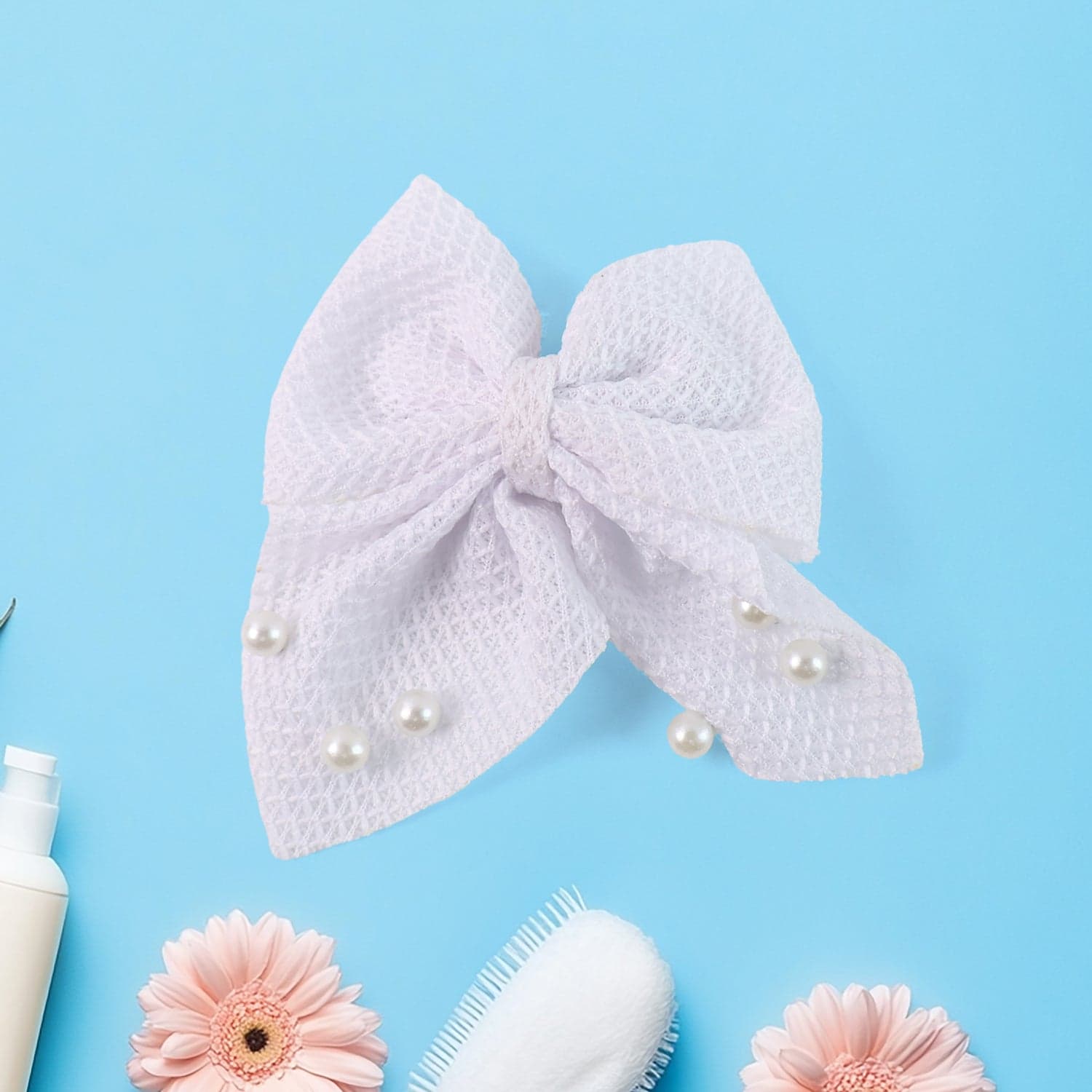 Bow Tie Hair Clip 12Pc thumbnail 2