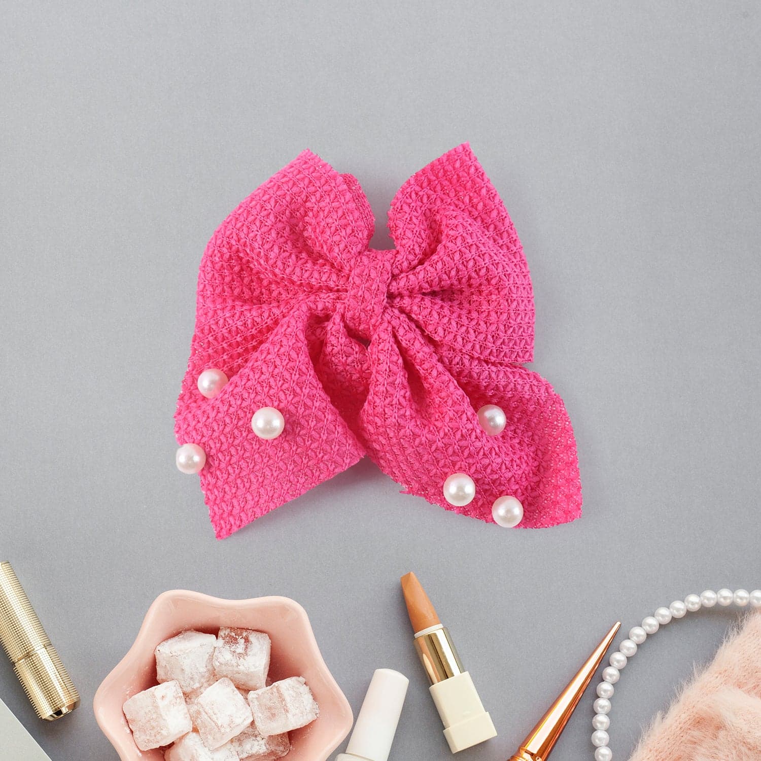 Bow Tie Hair Clip 12Pc thumbnail 3