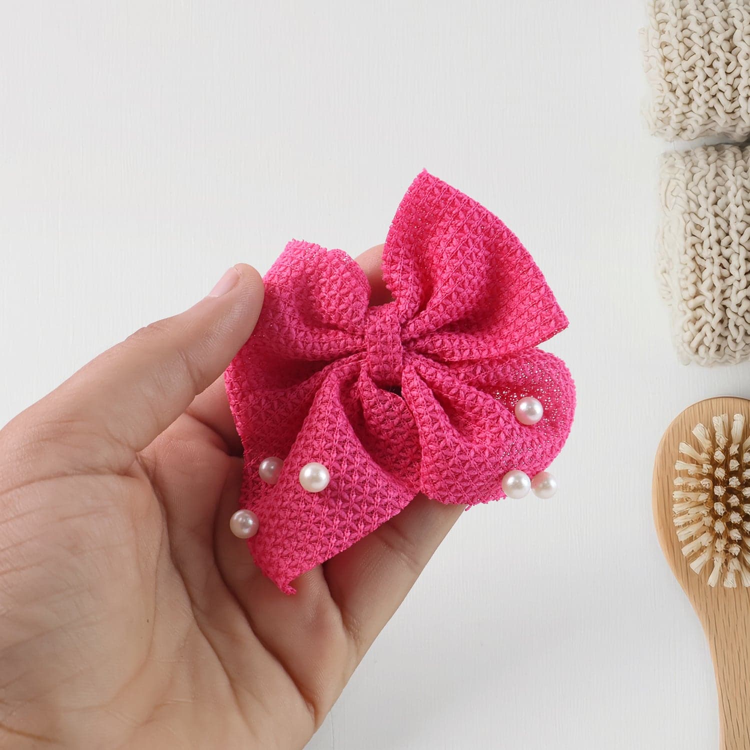 Bow Tie Hair Clip 12Pc thumbnail 6