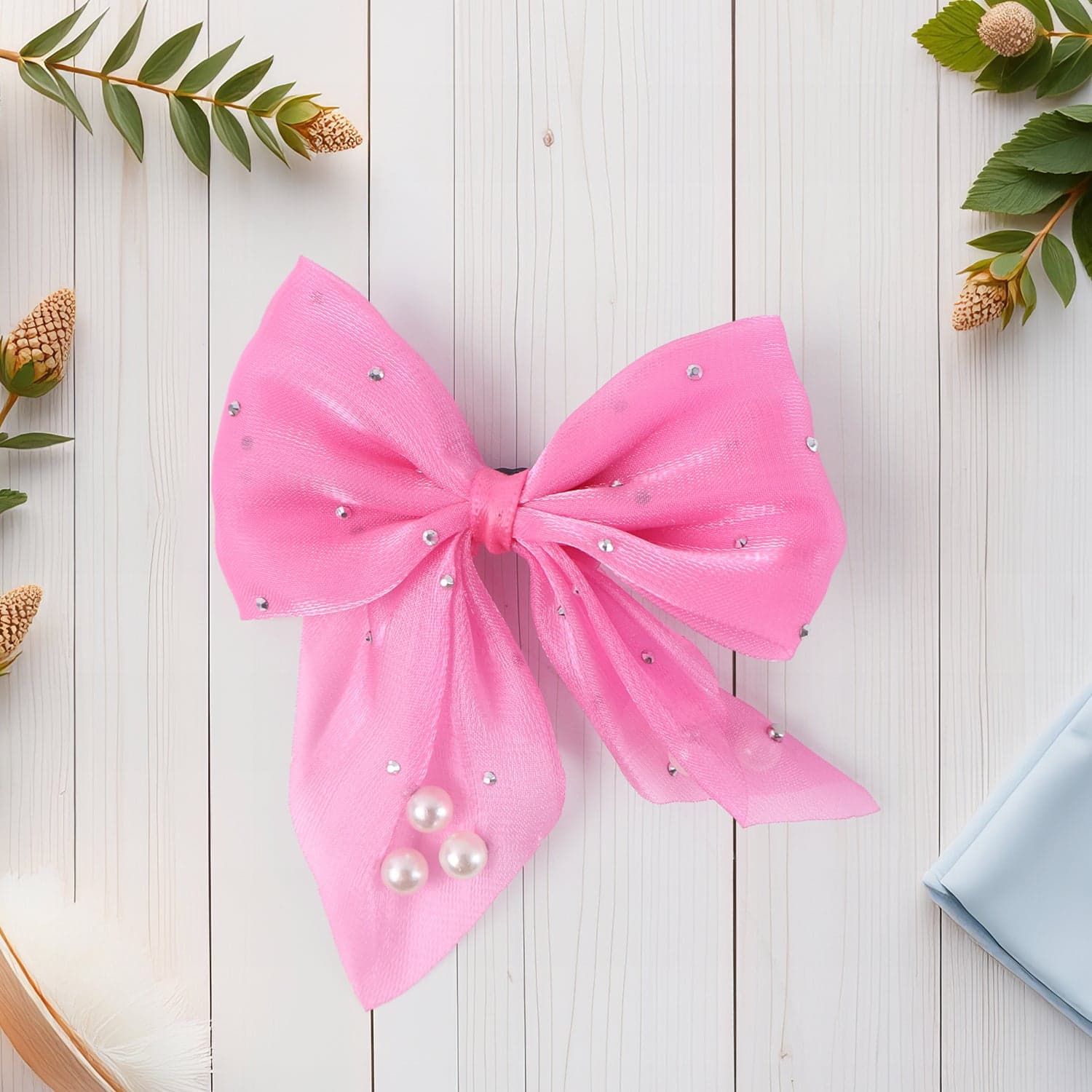 Bow Tie Hair Clip 12Pc thumbnail 7