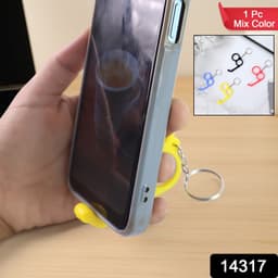 14317 Dual Finger Mobile Stand Keyring 1Pc