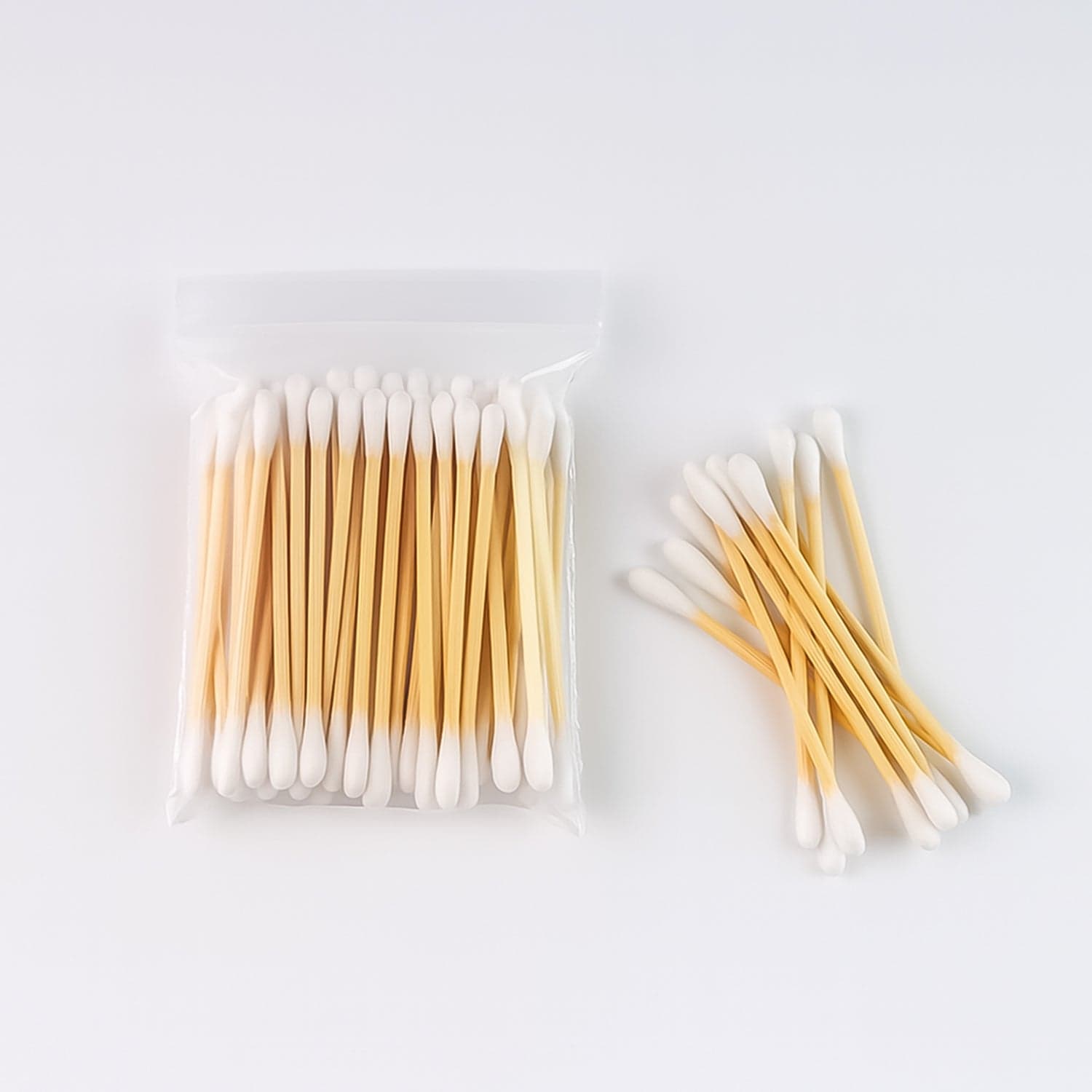 Eco Friendly Wooden Cotton Ear Buds 1 Pkt 100 Pc thumbnail 4