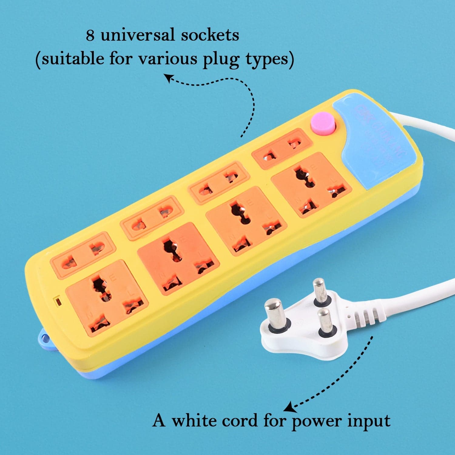 Multi Socket Extension Board 8 Socket 1 Pc thumbnail 3
