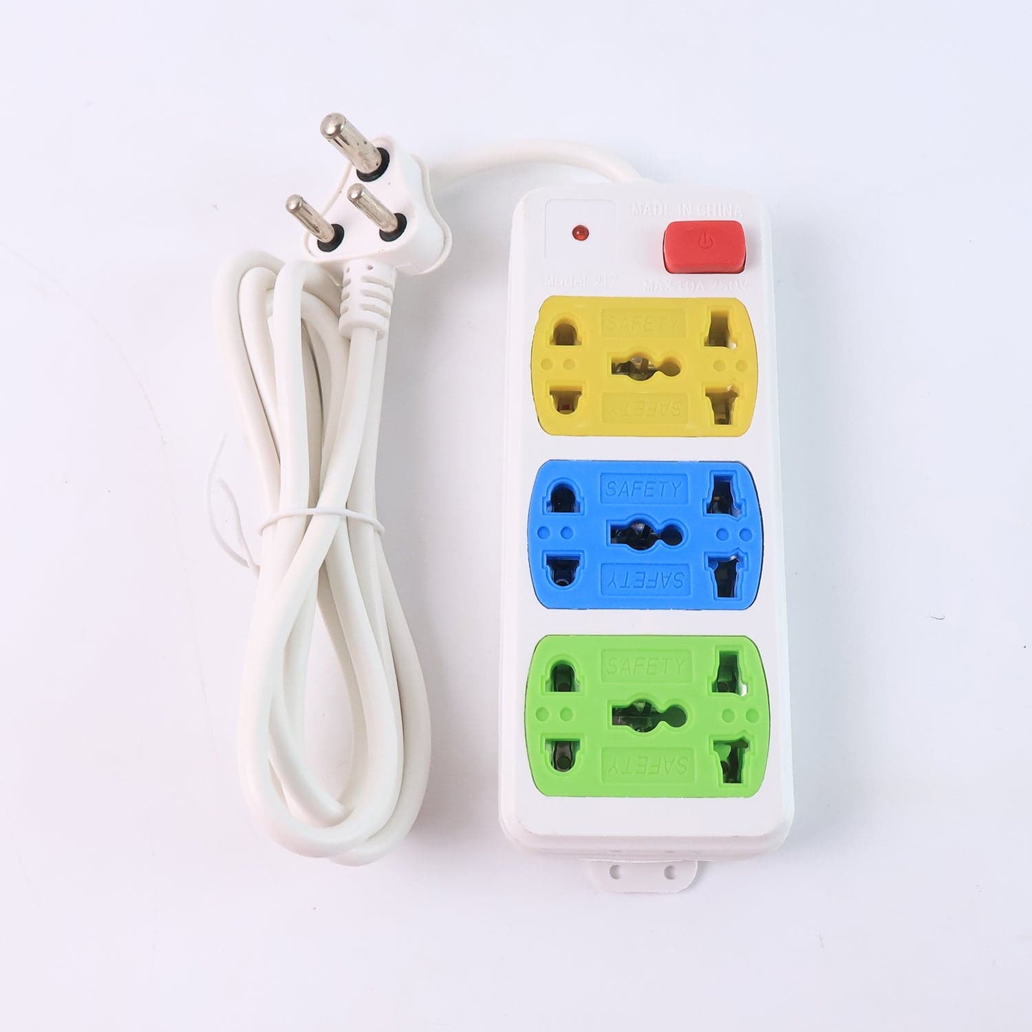 Compact 3 Socket Universal Extension Board 1 Pc thumbnail 4