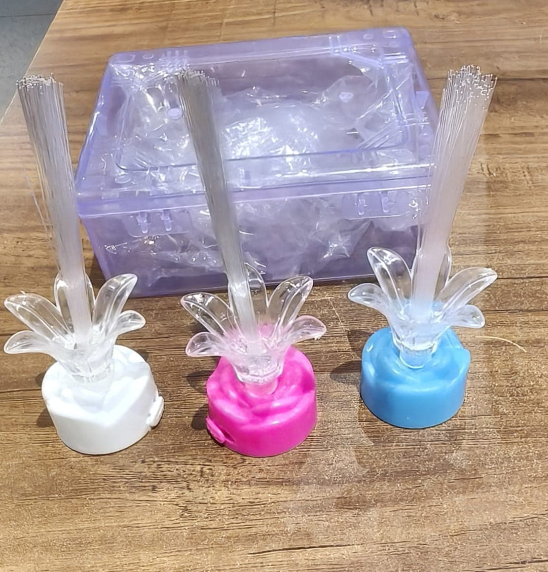 Led Flower Night Lamps 3Pc thumbnail 7