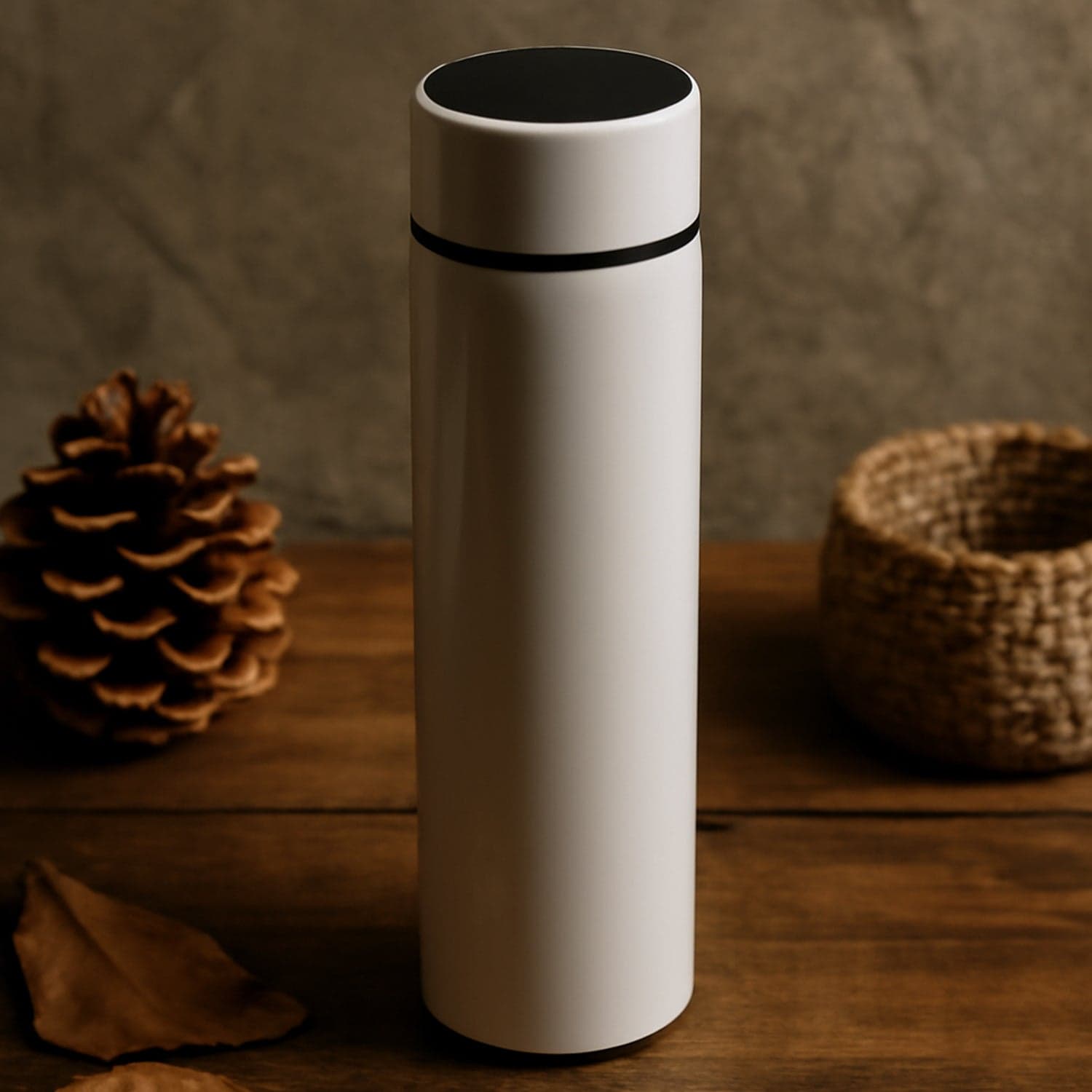 White Vacuum Insulated Water Bottle 1 Pc 500Ml thumbnail 5