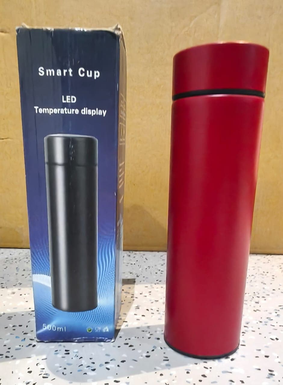 Red Vacuum Insulated Water Bottle 1 Pc 500Ml thumbnail 6