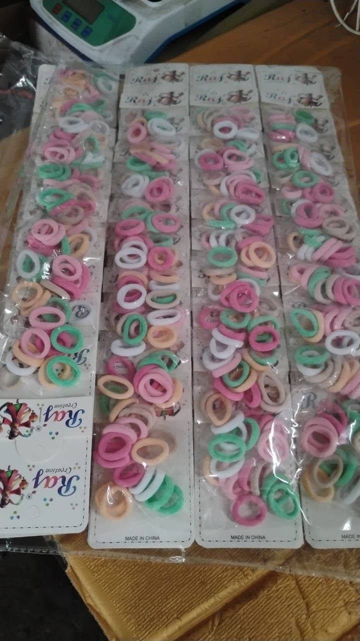 Elastic Hair Bands 10Pkt Set thumbnail 6