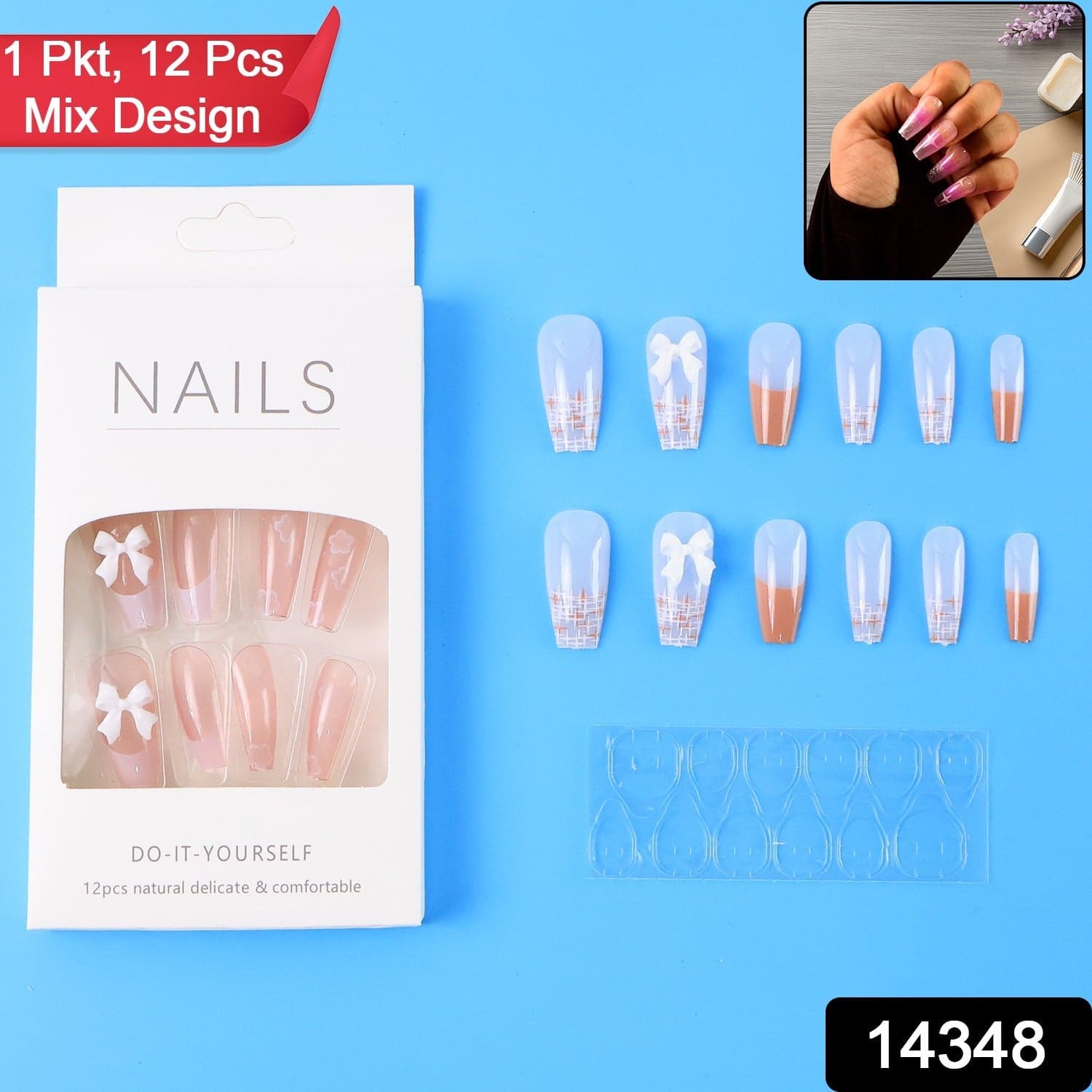 Reusable Artificial Nails 1Pkt thumbnail 1