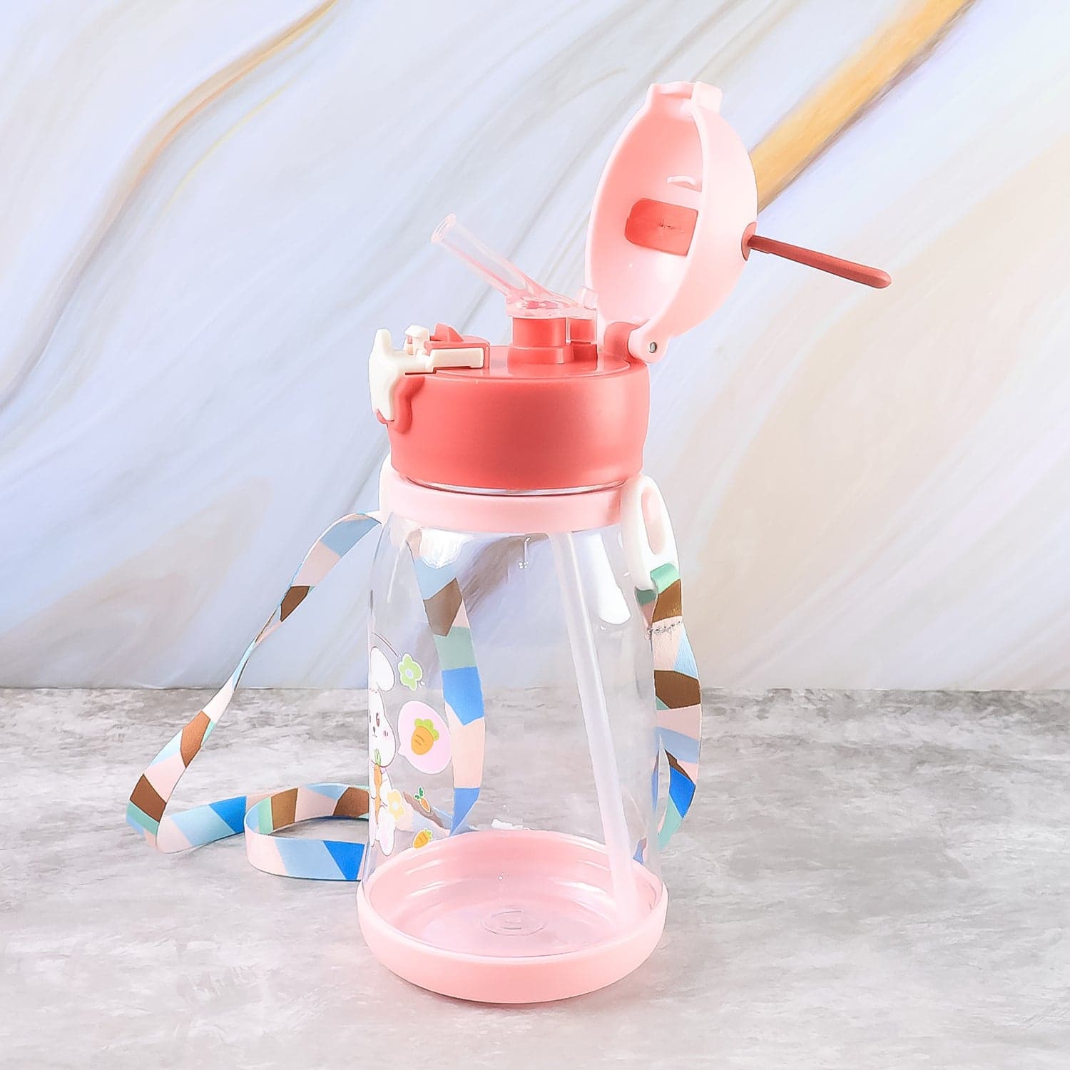 Cute Cartoon Water Bottle Approx 450Ml 1 Pc thumbnail 2