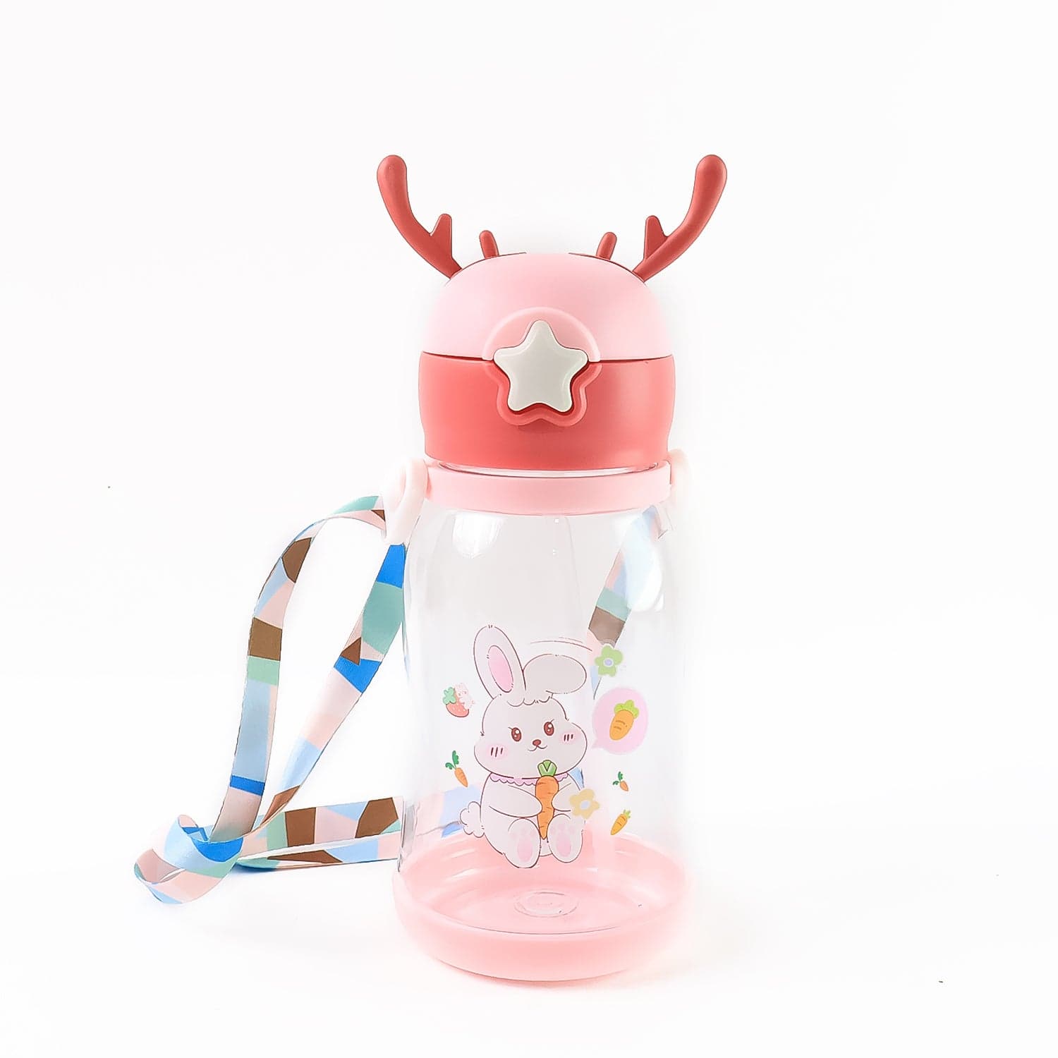 Cute Cartoon Water Bottle Approx 450Ml 1 Pc thumbnail 4