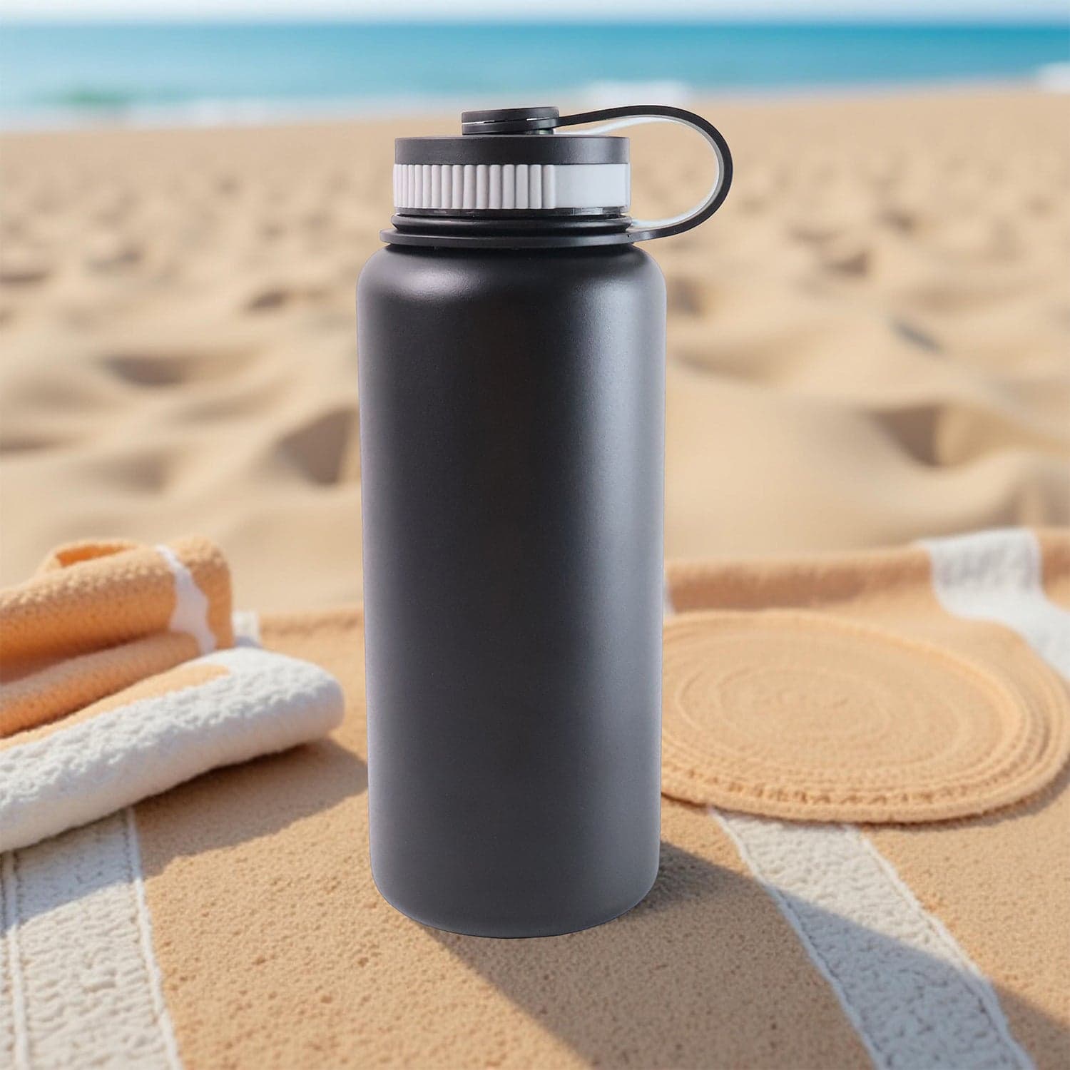 14360 Black Vacuum Ss Water Bottle 1000Ml thumbnail 3