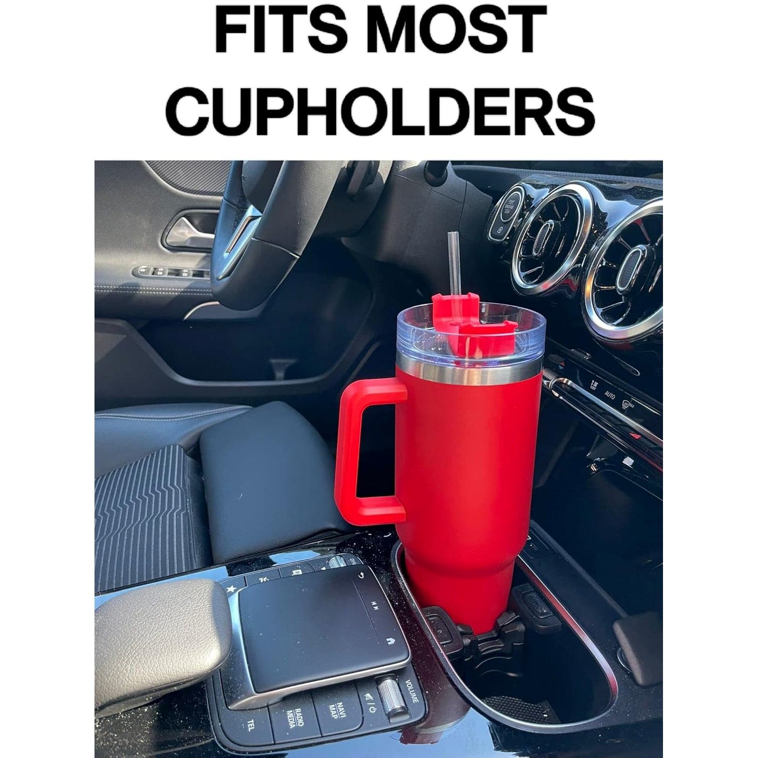 14361 Black Ss Vacuum Tumbler With Lid thumbnail 5