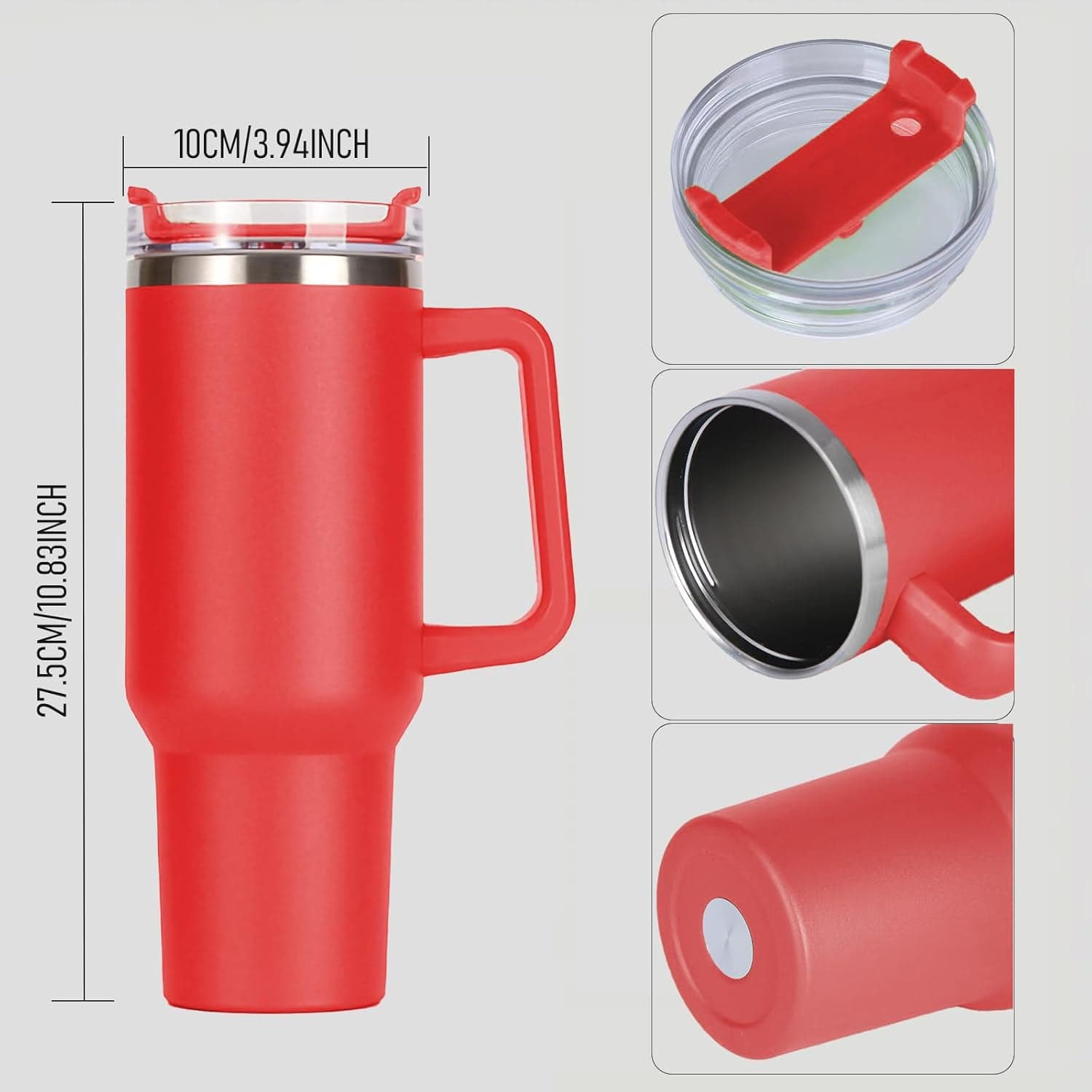 14361 Black Ss Vacuum Tumbler With Lid thumbnail 6