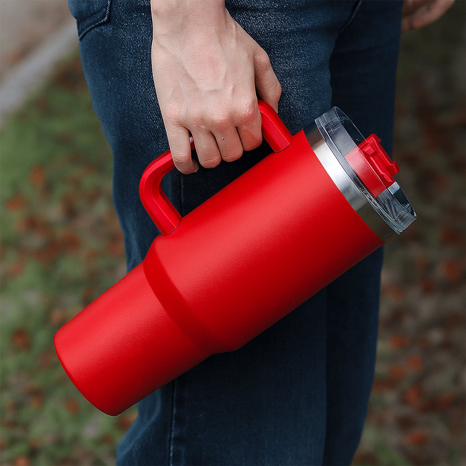 14361 Black Ss Vacuum Tumbler With Lid thumbnail 8
