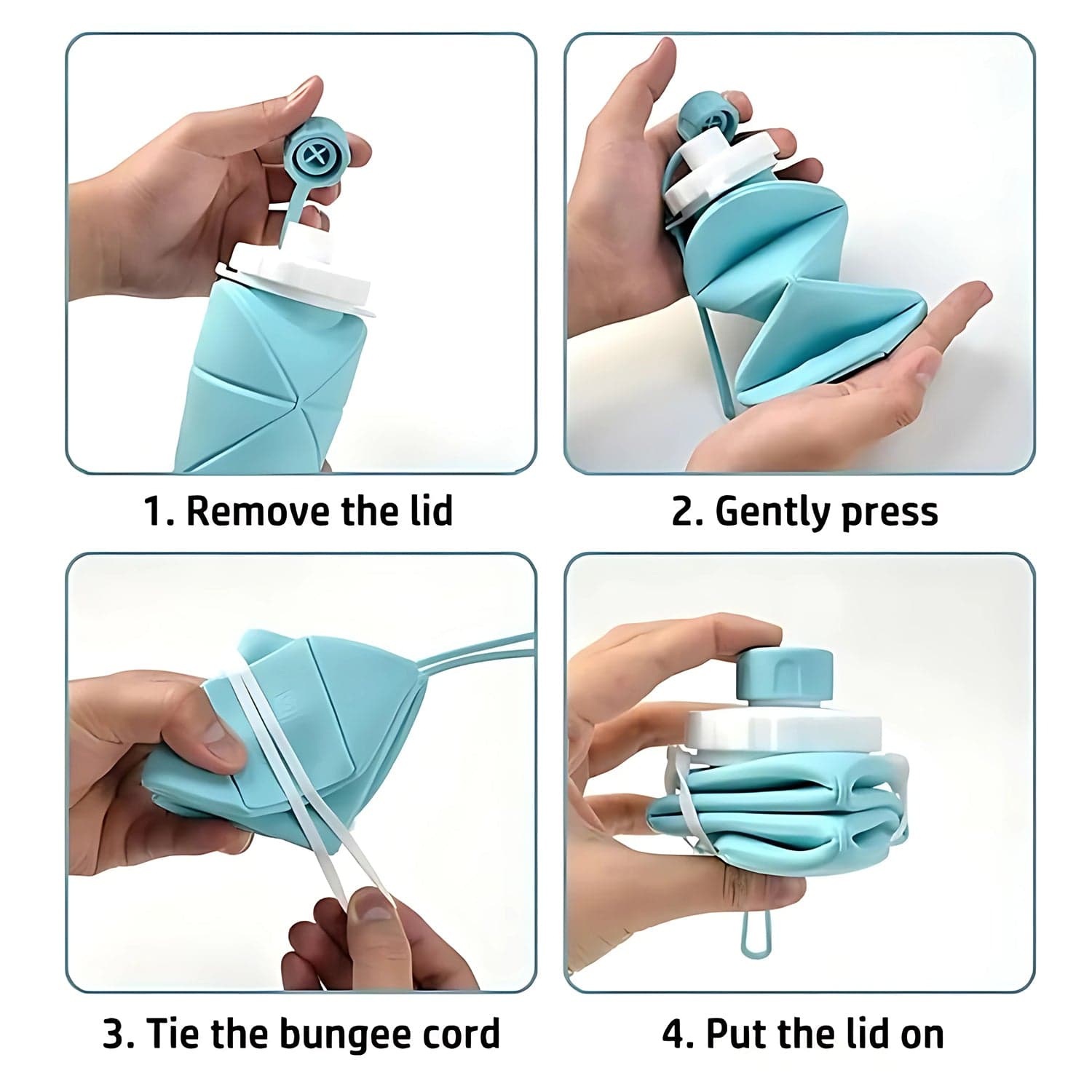 Collapsible Water Bottle 600Ml thumbnail 2