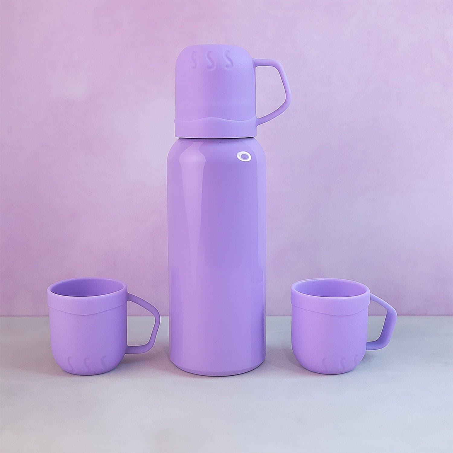 Purple Vacuum Flask Set 500Ml thumbnail 3